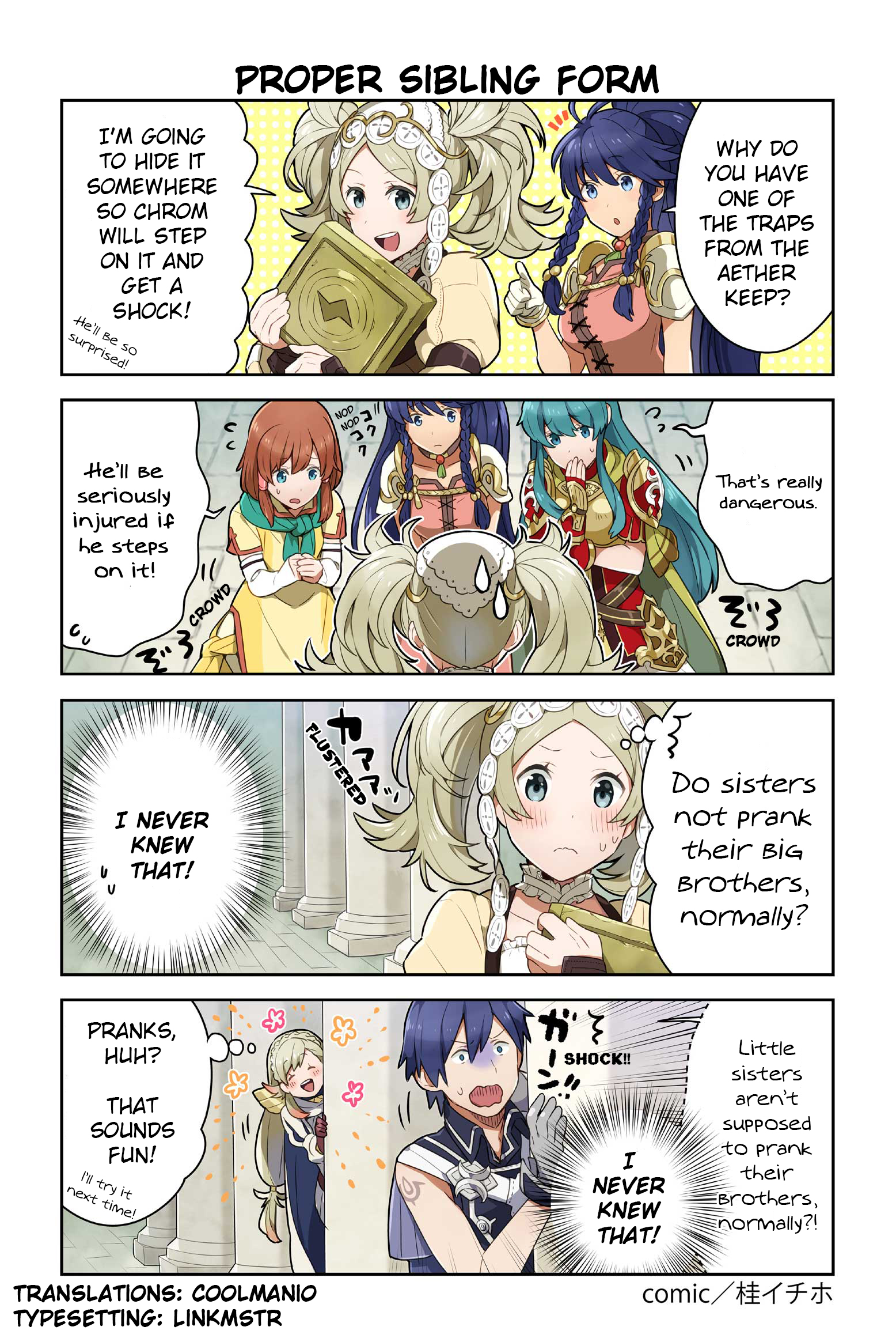 Fire Emblem Heroes Daily Lives of the Heroes Chapter 71: Proper Sibling Form