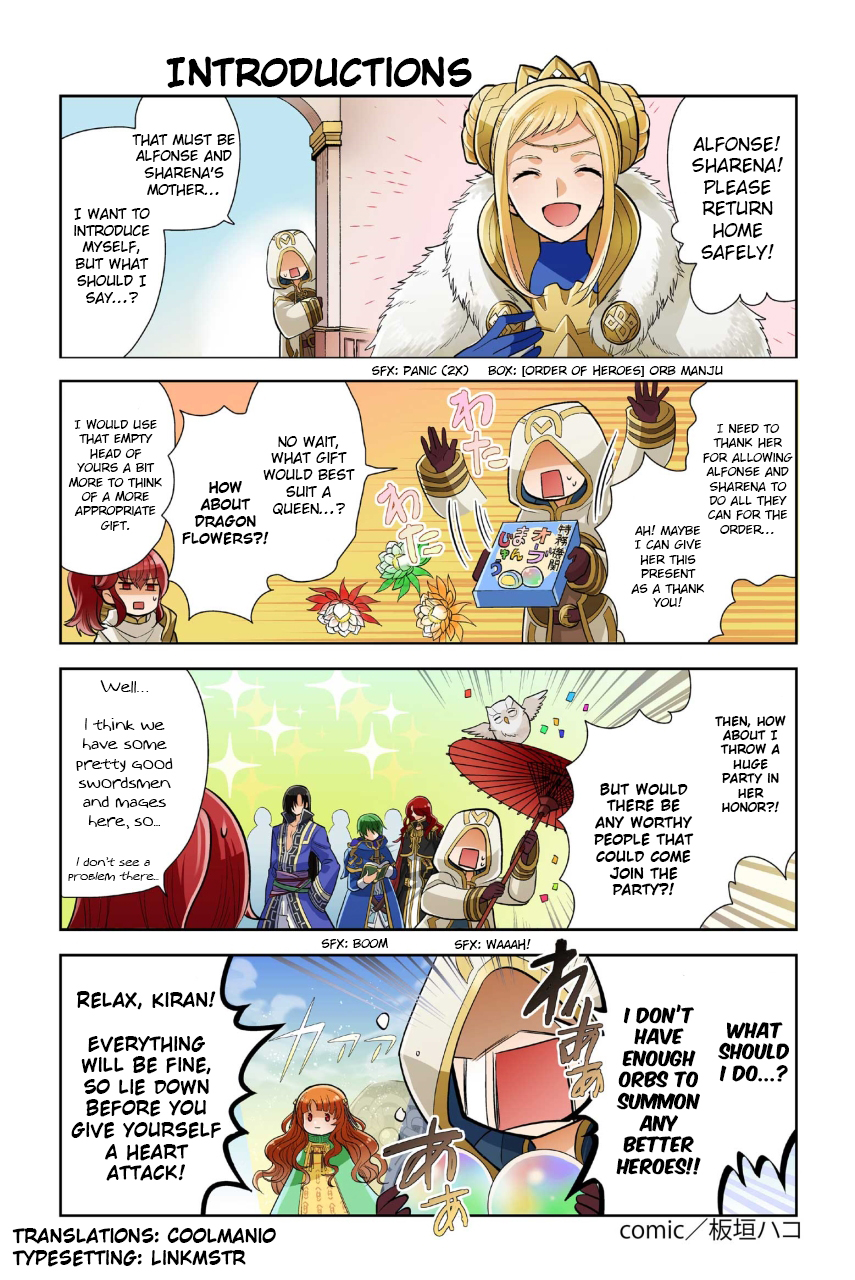 Fire Emblem Heroes Daily Lives of the Heroes Chapter 76: Introductions