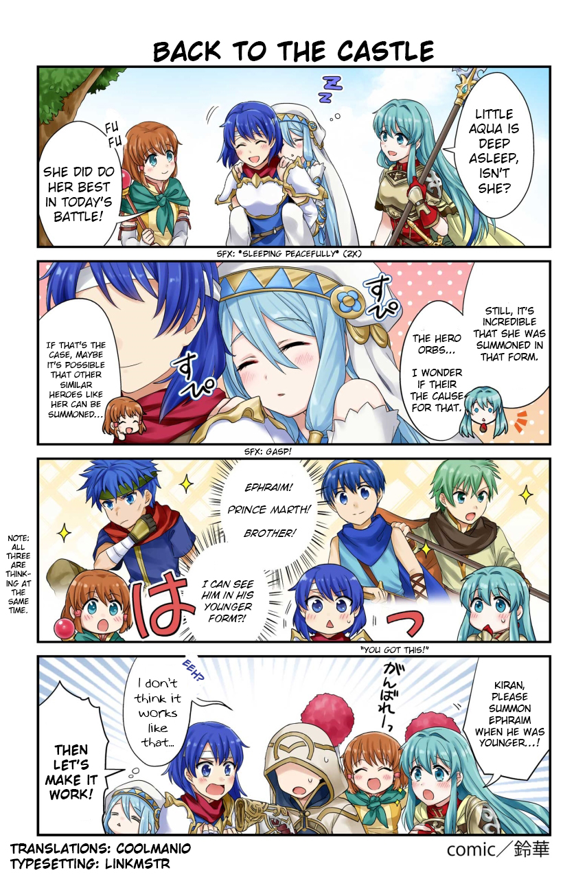 Fire Emblem Heroes Daily Lives of the Heroes Chapter 79: Back to the Castle