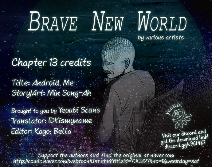 Brave New World Ch. 13 Android, Me