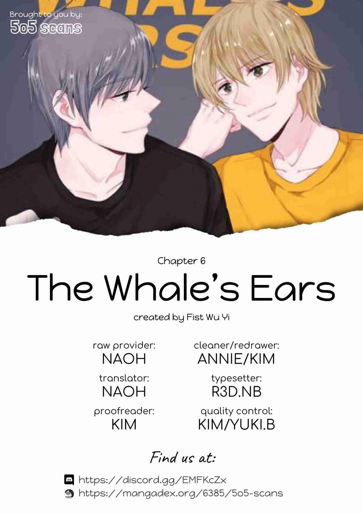 Whale Ears Ch. 6 A night of same bed, different dreams