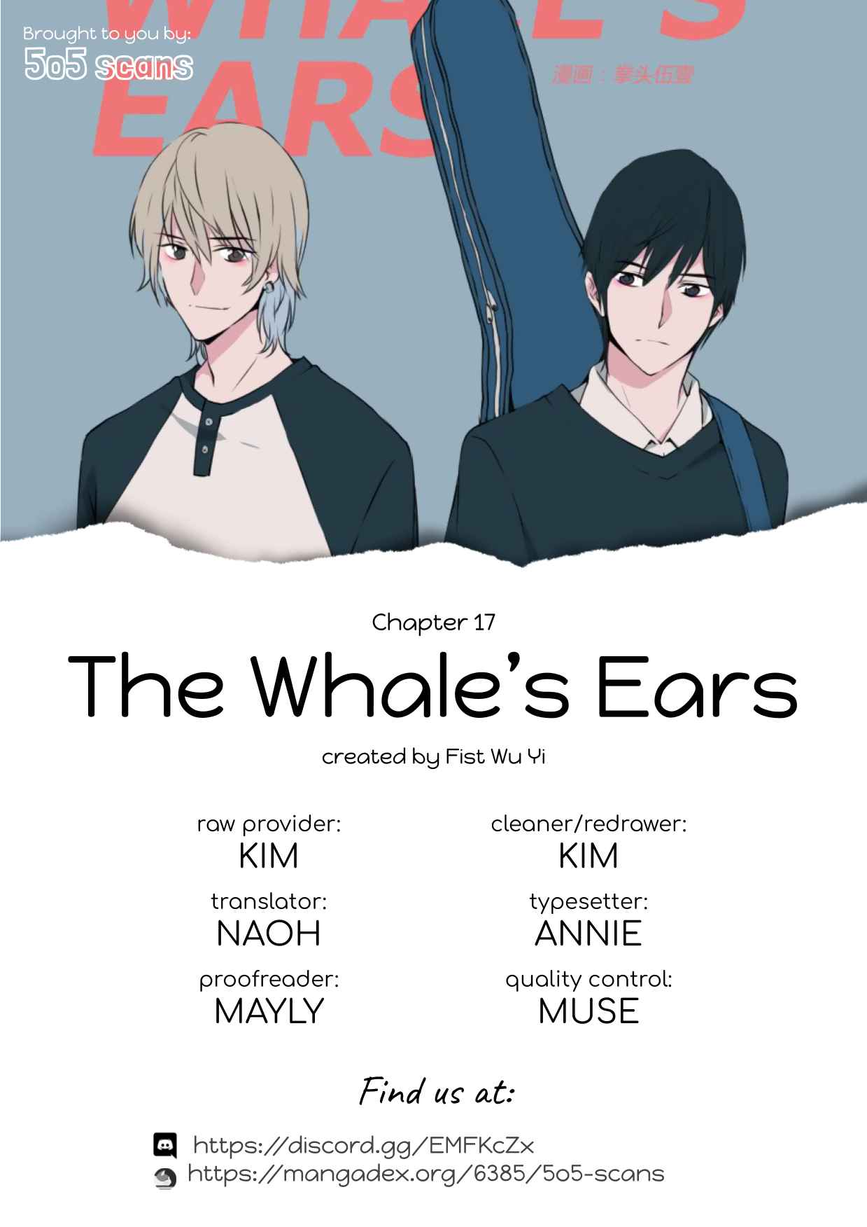 Whale Ears Ch. 17