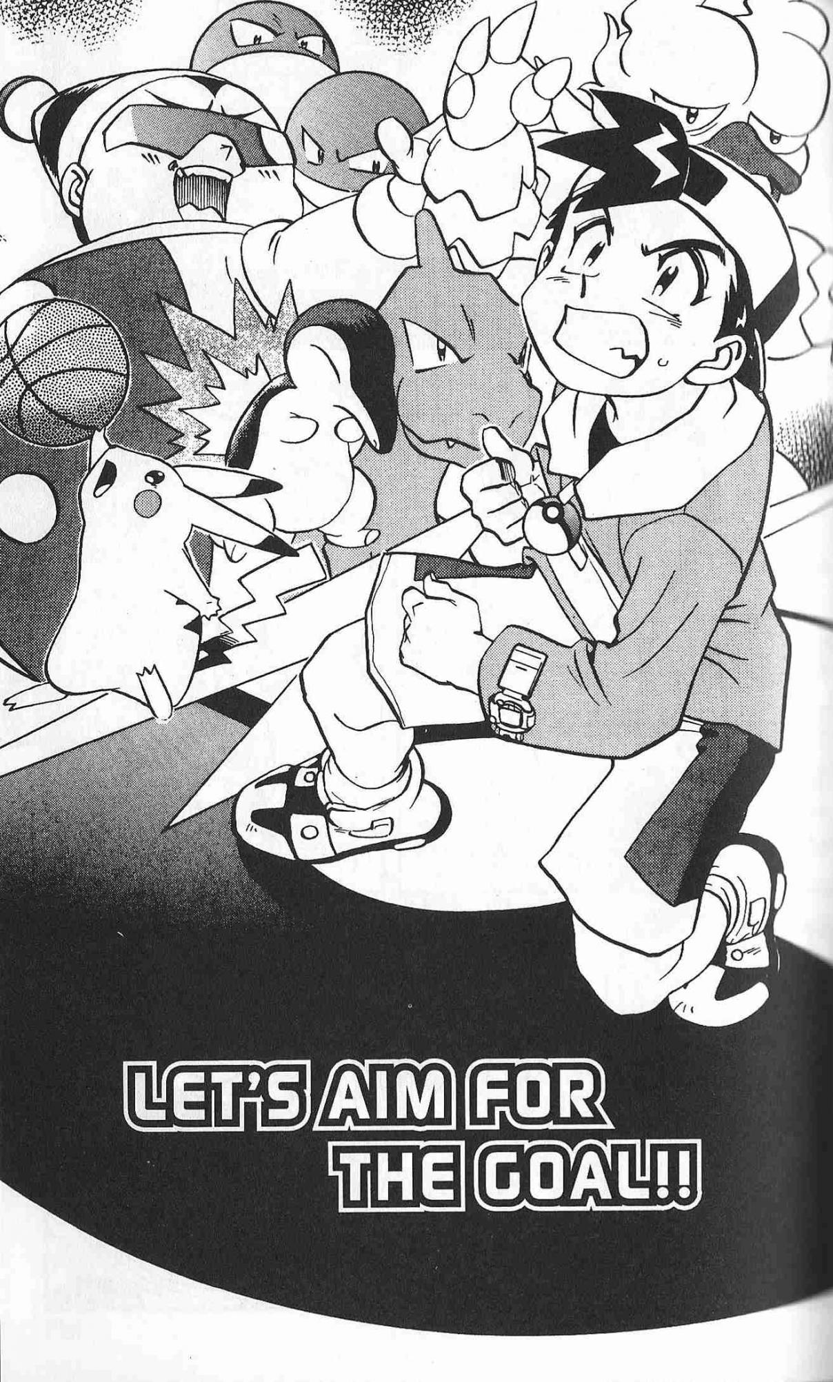 Pokémon Gold & Silver: The Golden Boys Vol. 1 Ch. 4 Let's Aim for the Goal!!