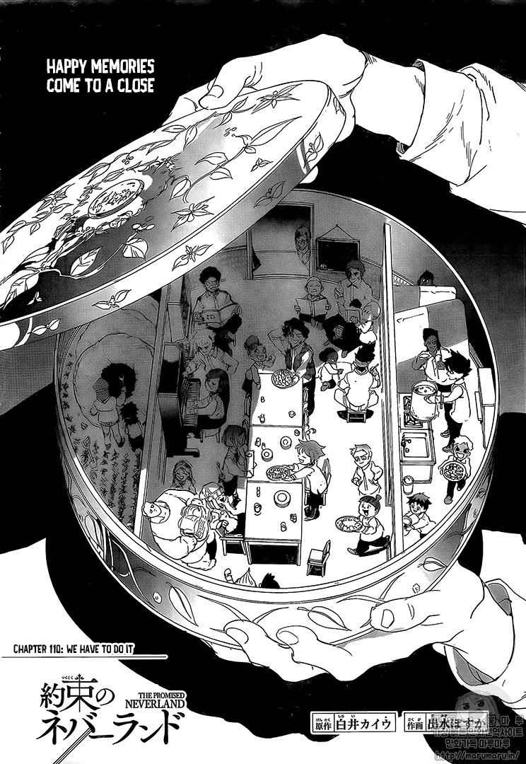 The Promised Neverland Ch. 110 We have to do it