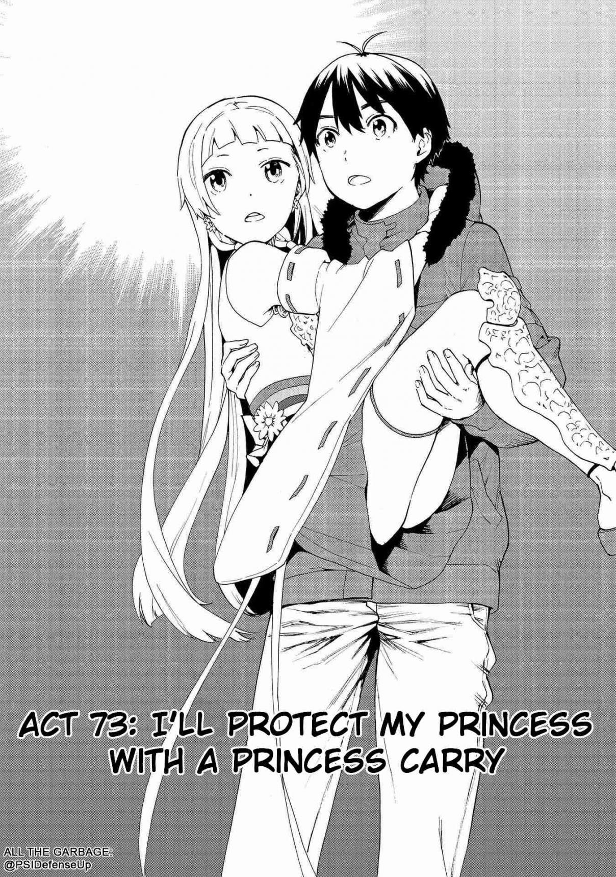 Kannagi Vol. 12 Ch. 73 I'll Protect My Princess with a Princess Carry