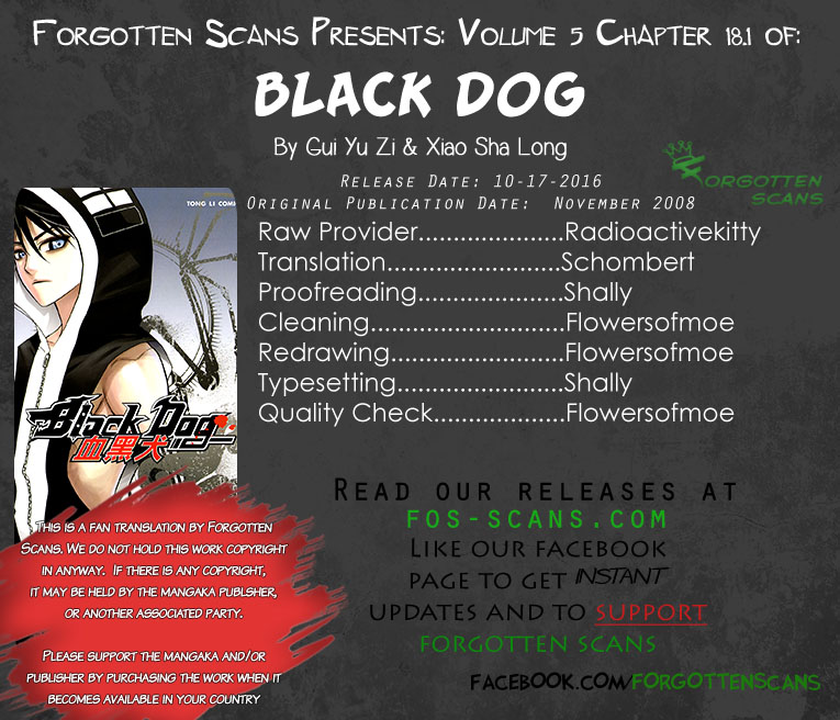 Black Dog Vol. 5 Ch. 18.1