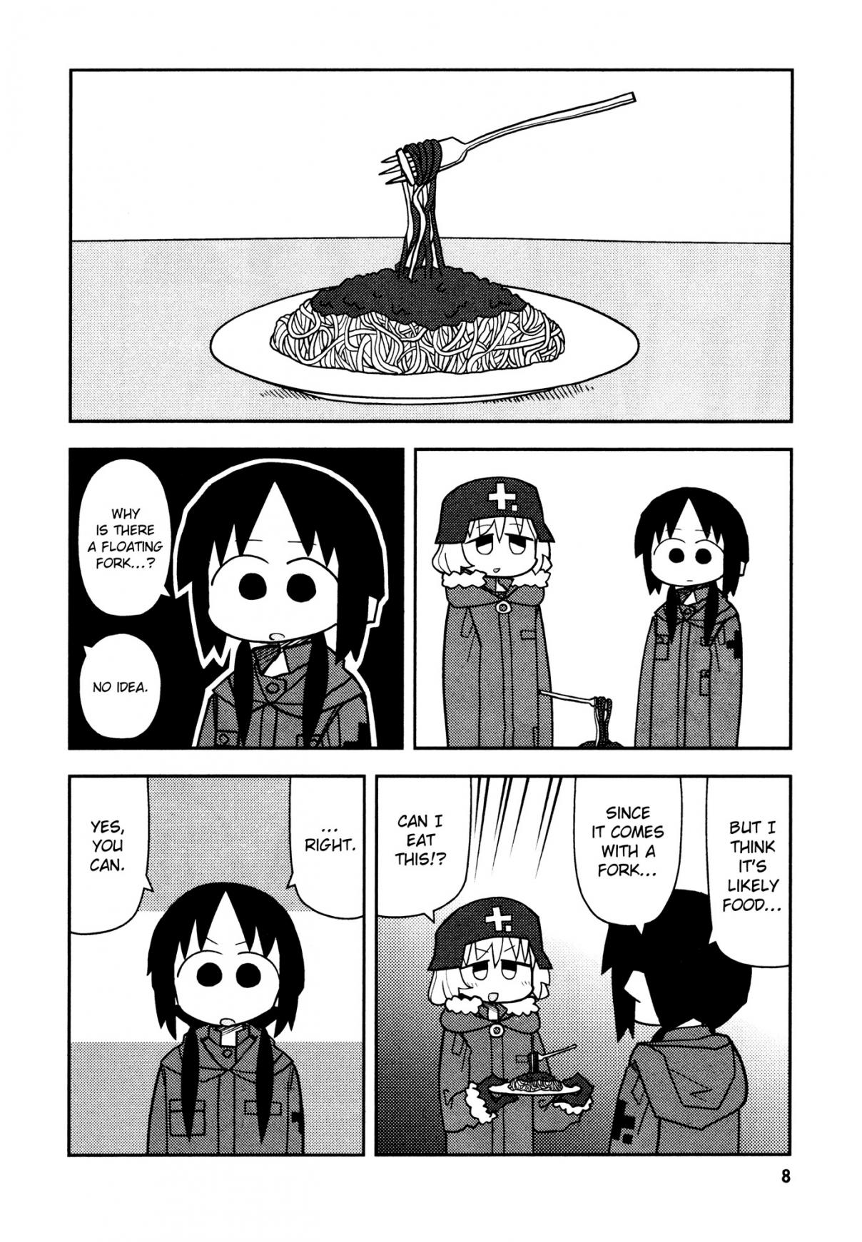 Girls' Last Tour Official Anthology Comic Ch. 1 Meals' Last Issue Hatopopoko