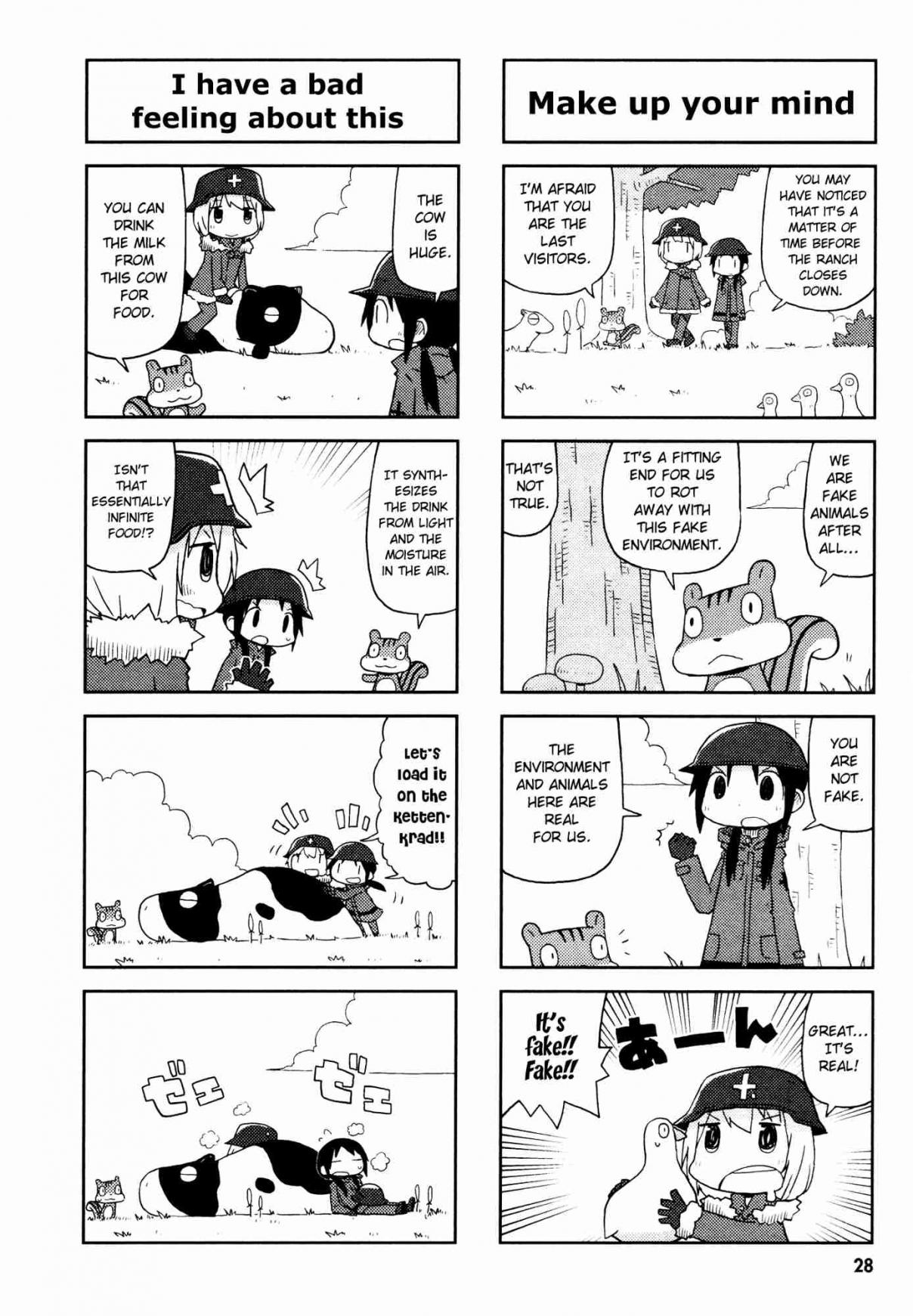 Girls' Last Tour Official Anthology Comic Ch. 3 At the Ranch Nannyaka