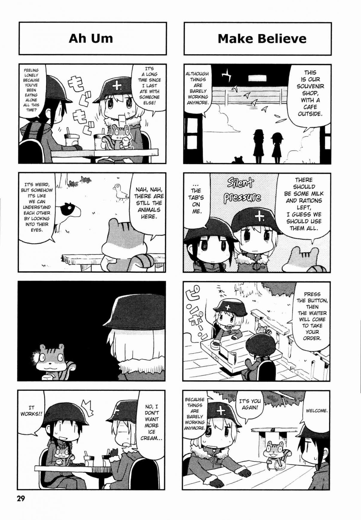 Girls' Last Tour Official Anthology Comic Ch. 3 At the Ranch Nannyaka