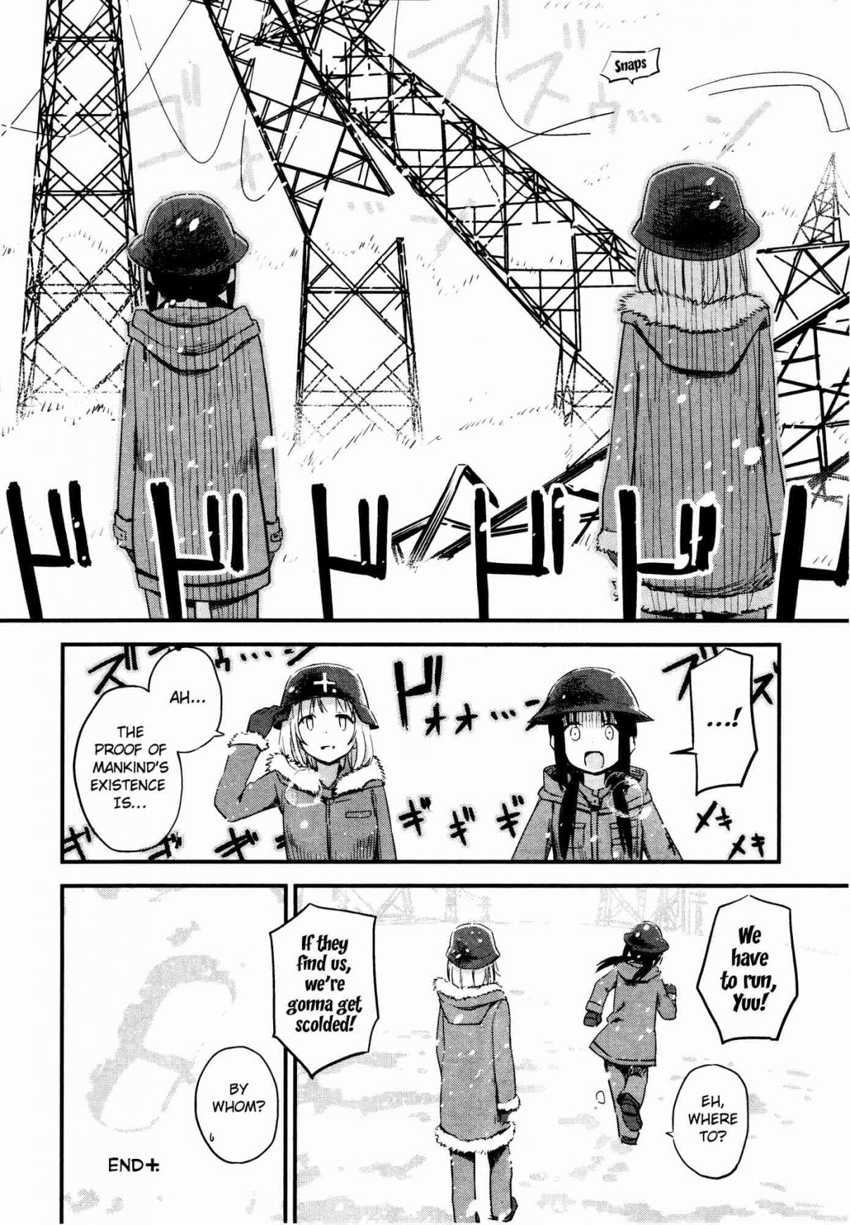 Girls' Last Tour Official Anthology Comic Ch. 8 Post Apocalyptic Proof of Existence
