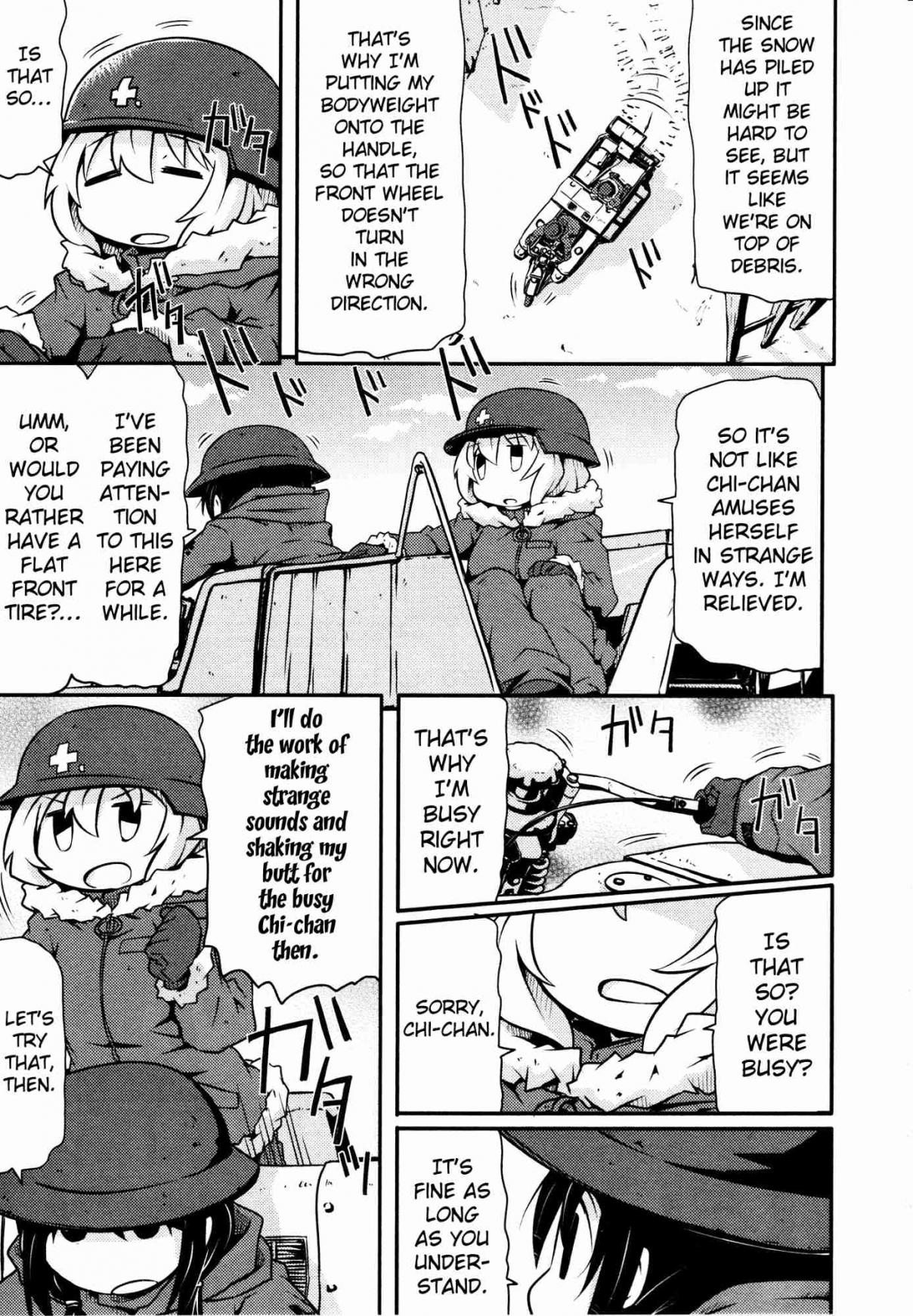 Girls' Last Tour Official Anthology Comic Ch. 17 A Chain for Two People