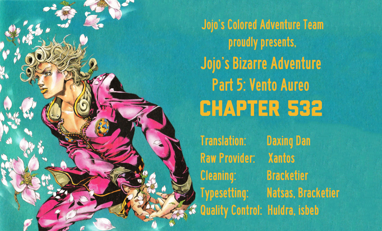 JoJo's Bizarre Adventure Part 5 Vento Aureo [Official Colored] Vol. 11 Ch. 93 Flight Code Null! Head for Sardegna!