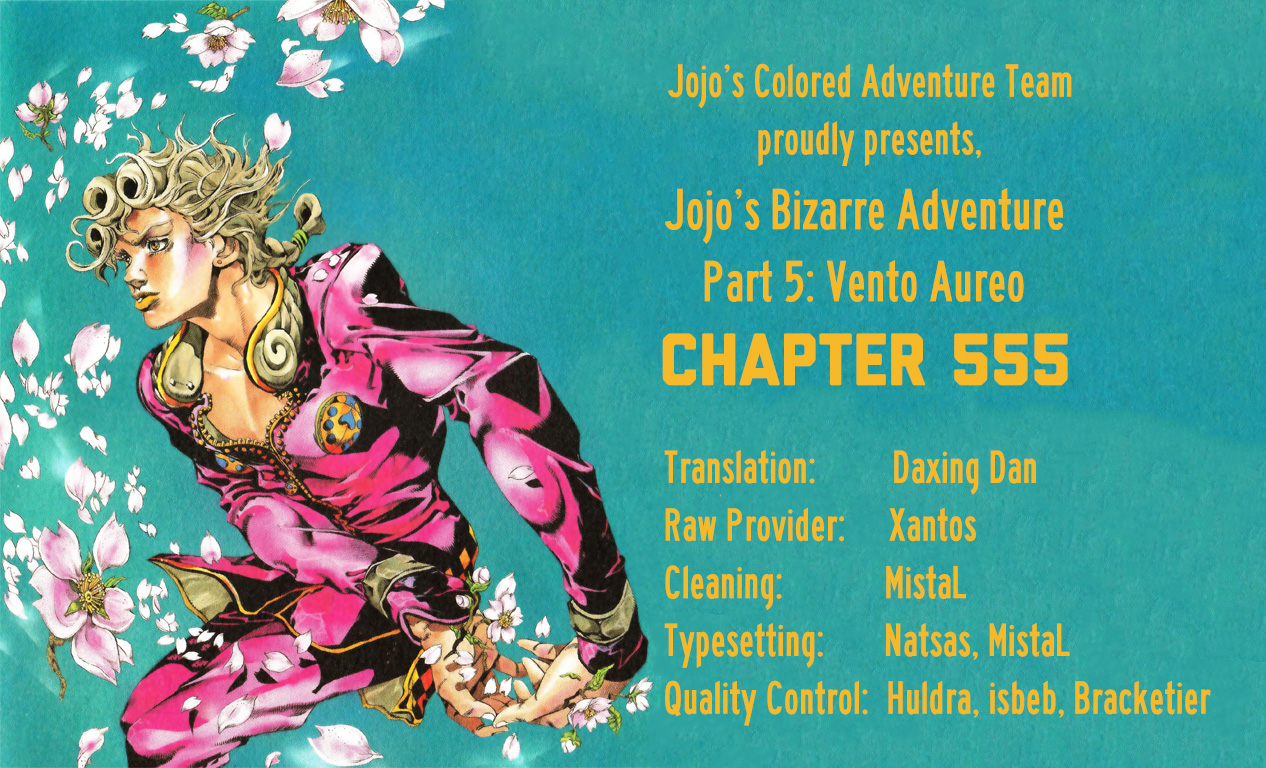 JoJo's Bizarre Adventure Part 5 Vento Aureo [Official Colored] Vol. 14 Ch. 116 Green Day and Oasis Part 2