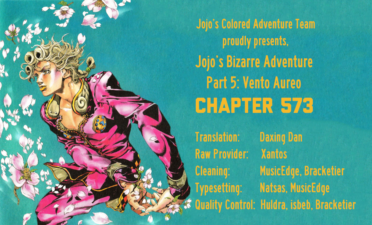 JoJo's Bizarre Adventure Part 5 Vento Aureo [Official Colored] Vol. 16 Ch. 134 The Requiem Plays Quietly Part 2