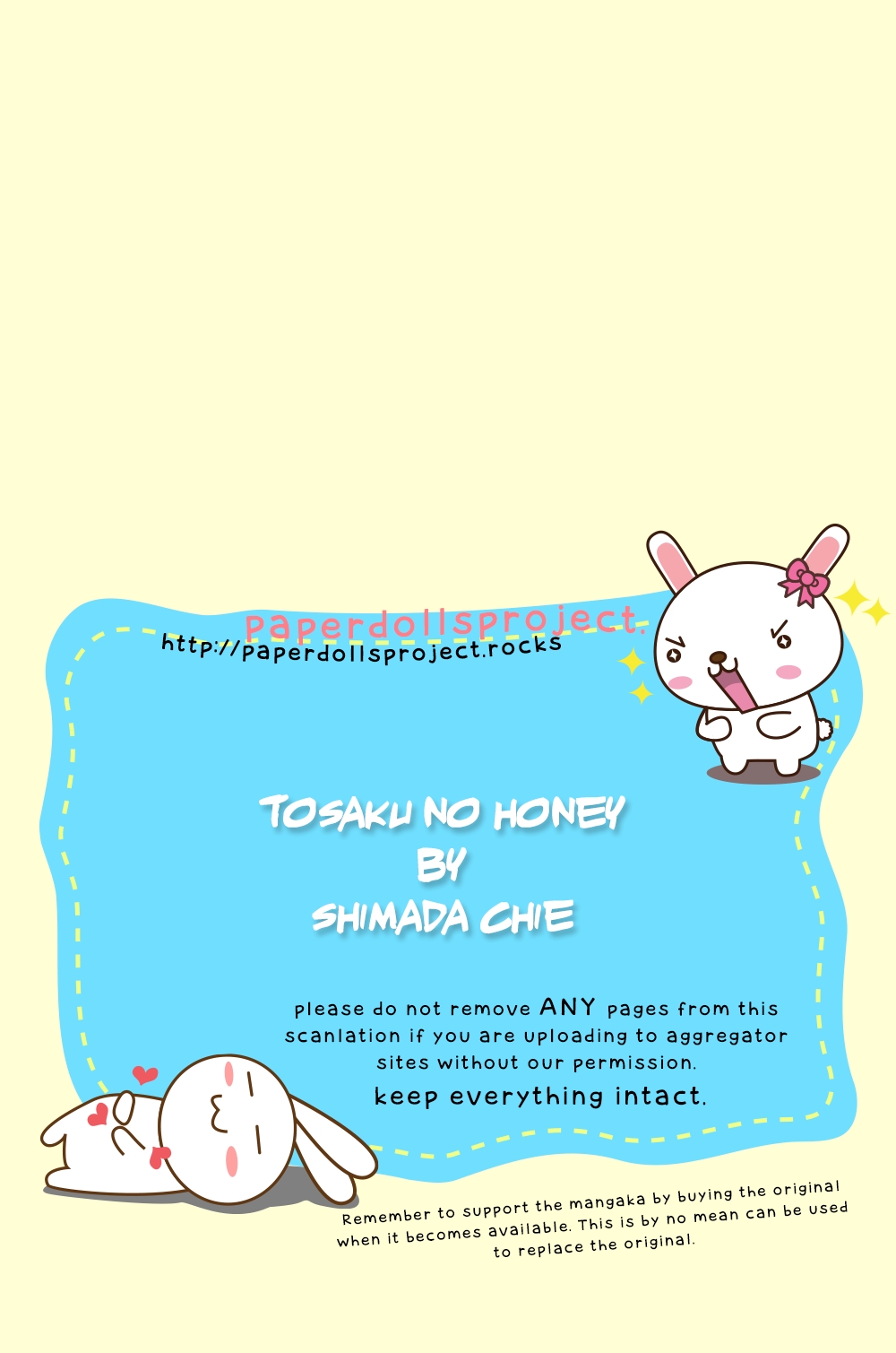 Tosaku no Honey Oneshot
