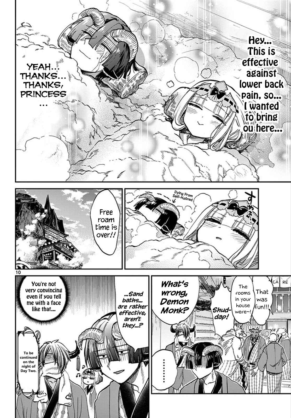 Maou jou de Oyasumi Vol. 8 Ch. 99 Visiting the Nicest Places of Hell Springs Over and Over