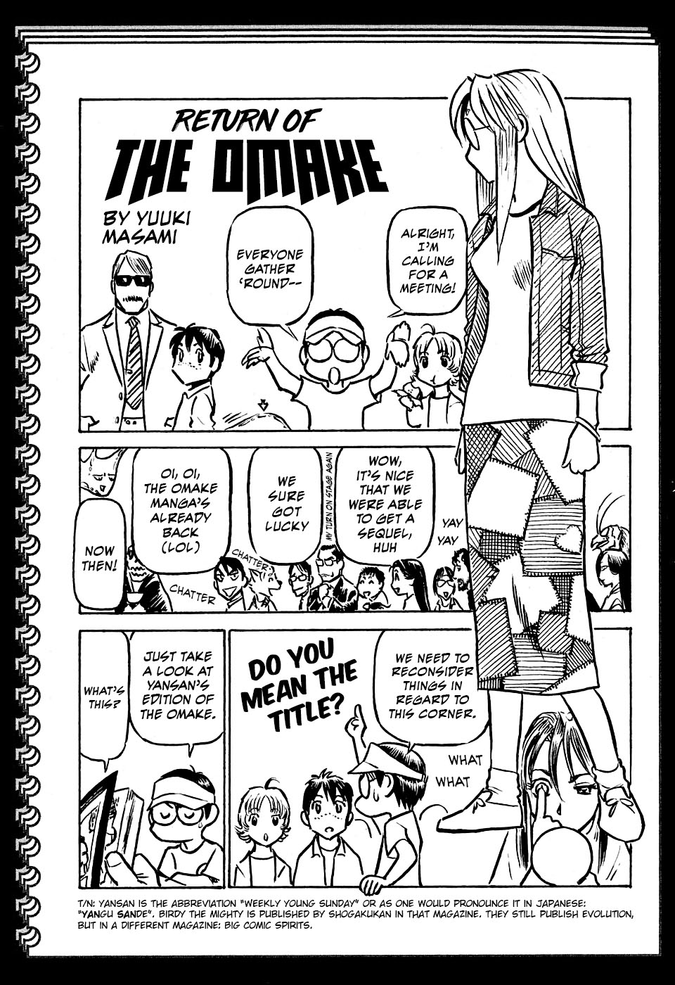 Birdy the Mighty Evolution Vol. 1 Ch. 10.5 The Return of the Omake
