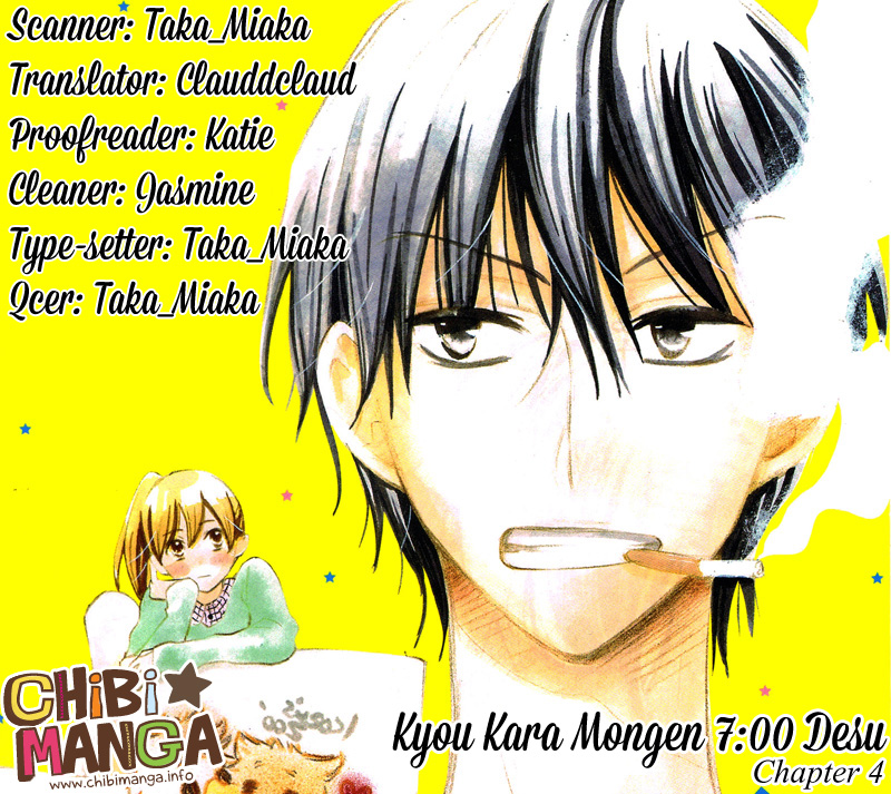 Kyou Kara Mongen 7:00 Desu Vol. 1 Ch. 4