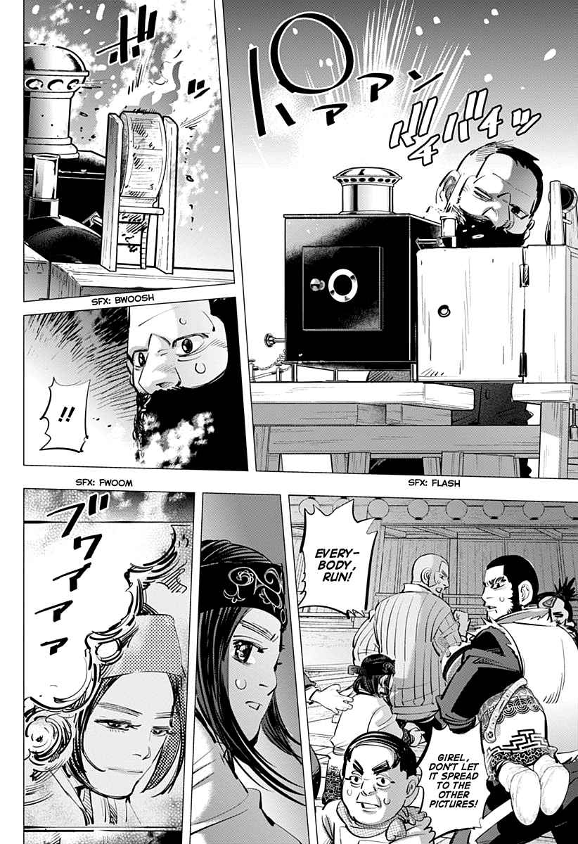 Golden Kamuy Ch. 206 The Distance Between the Two of Them