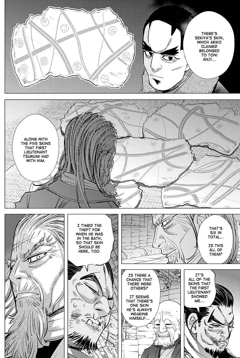 Golden Kamuy Ch. 208 A Grey That is Almost Indistinguishable From Black