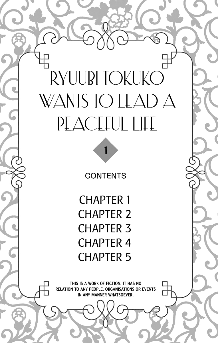 Ryuubi Tokuko wa Shizuka ni Kurashitai Vol. 1 Ch. 1