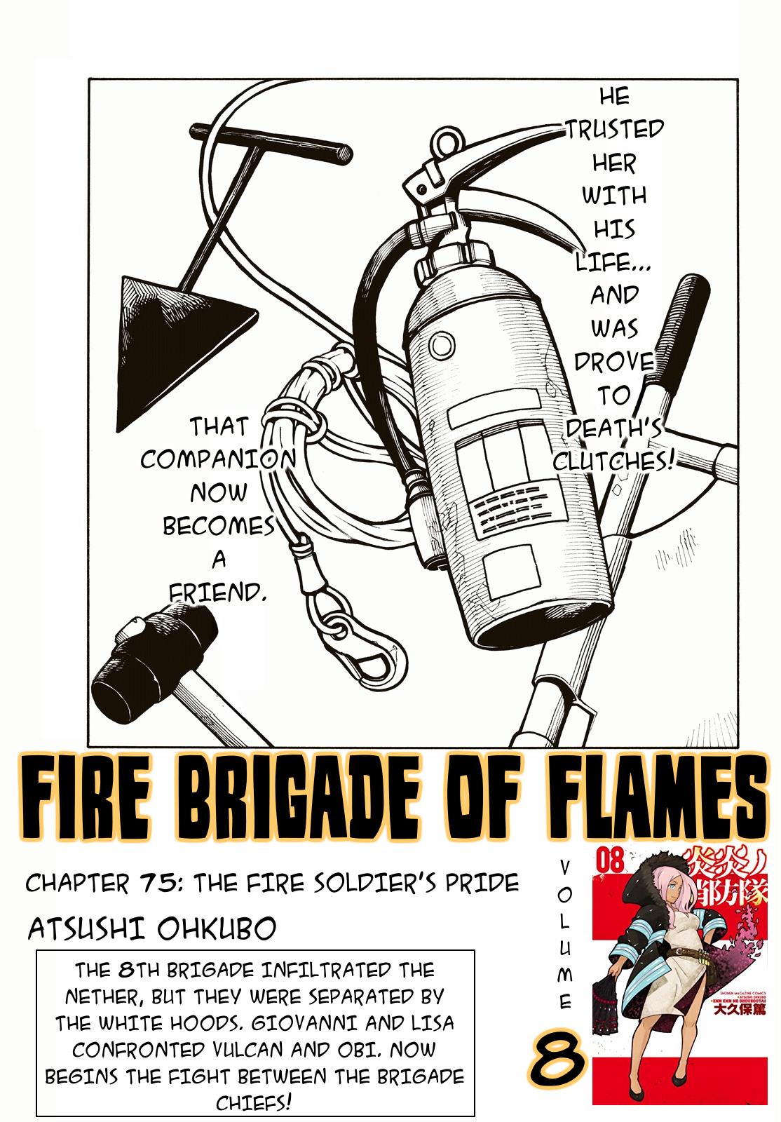Fire Force Vol. 9 Ch. 75 The Fire Solider's Pride