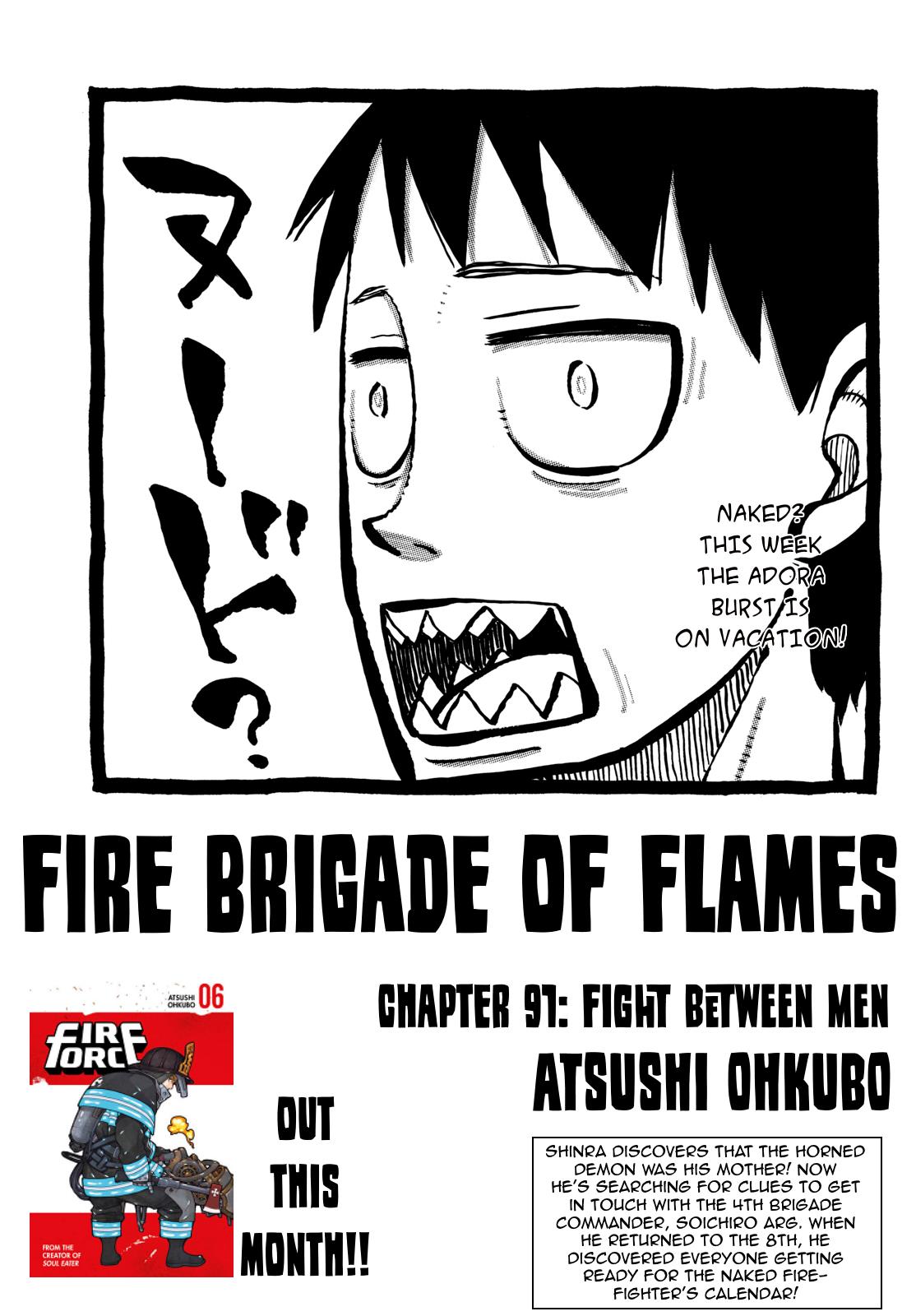 Fire Force Vol. 11 Ch. 91 Fight Between Men
