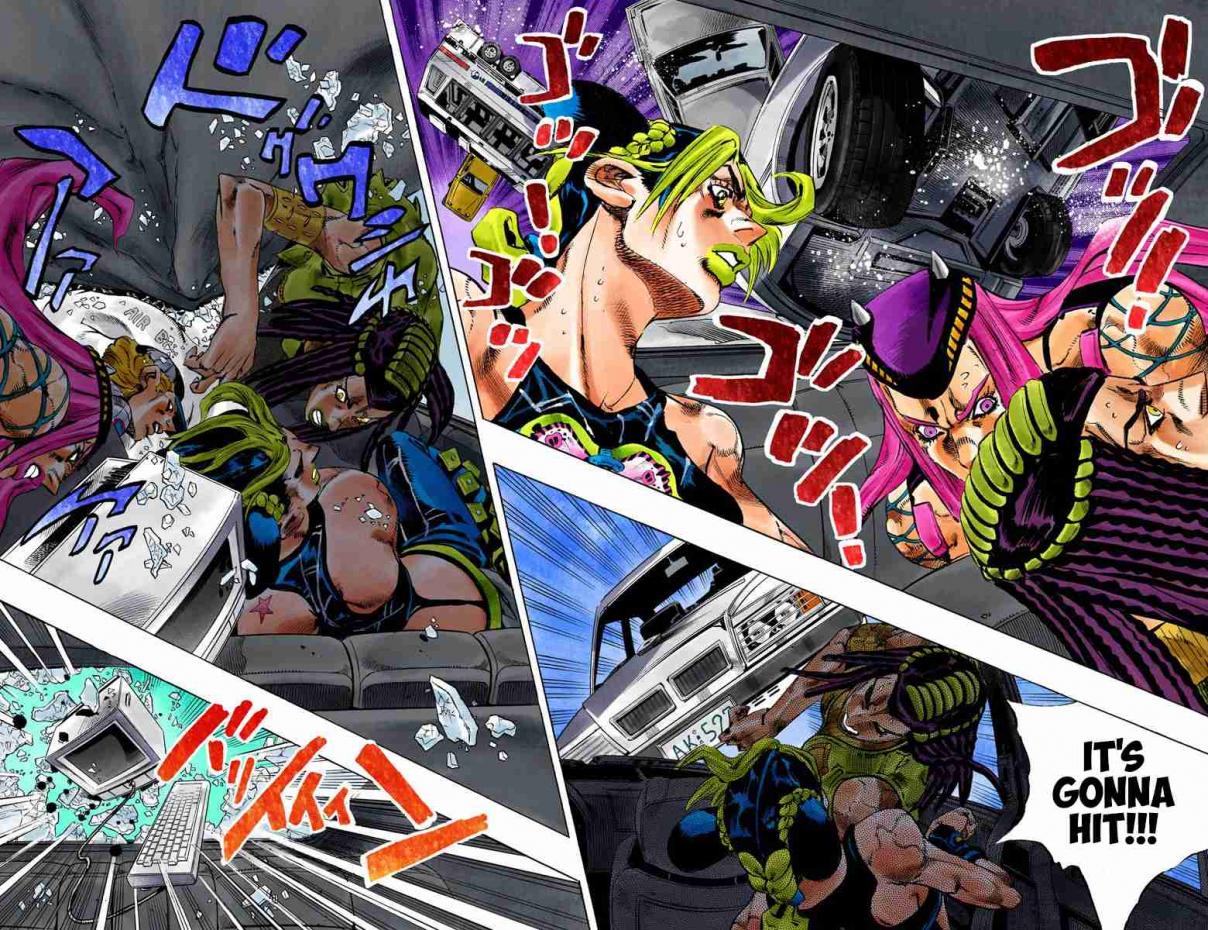 JoJo's Bizarre Adventure Part 6 Stone Ocean [Official Colored] Vol. 16 Ch. 139 The Gravity Of The New Moon Part 1