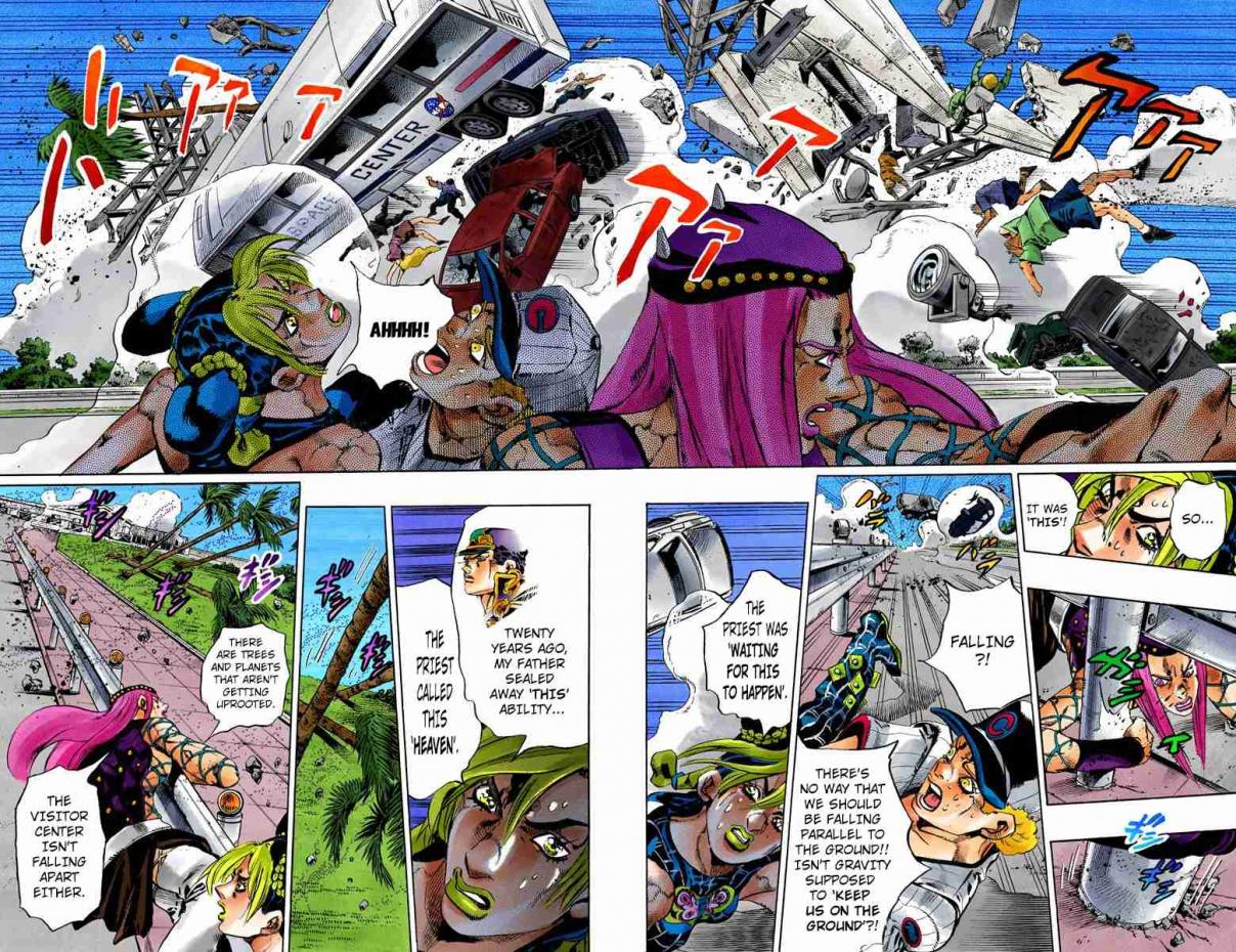 JoJo's Bizarre Adventure Part 6 Stone Ocean [Official Colored] Vol. 16 Ch. 140 The Gravity Of The New Moon Part 2