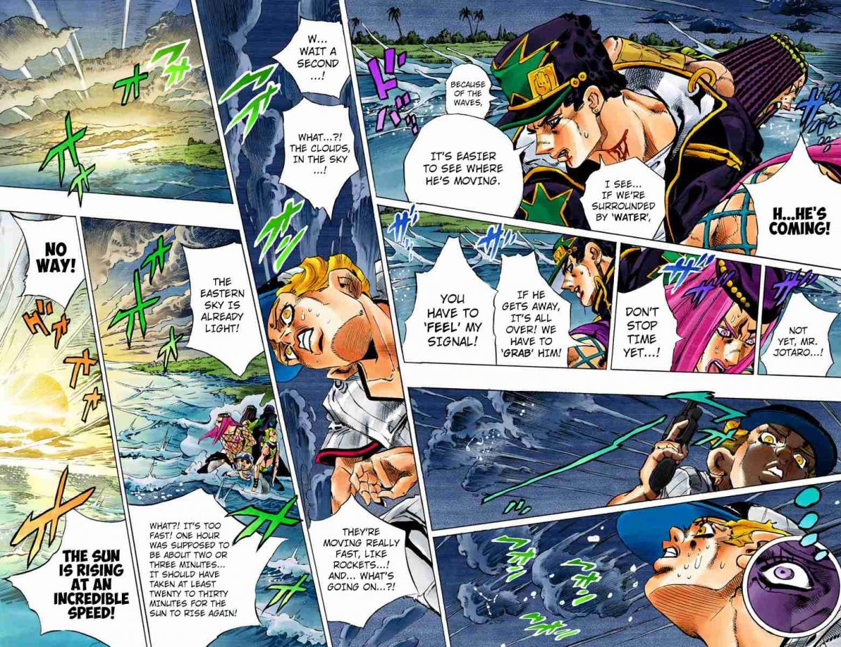 JoJo's Bizarre Adventure Part 6 Stone Ocean [Official Colored] Vol. 17 Ch. 153 Made In Heaven Part 5