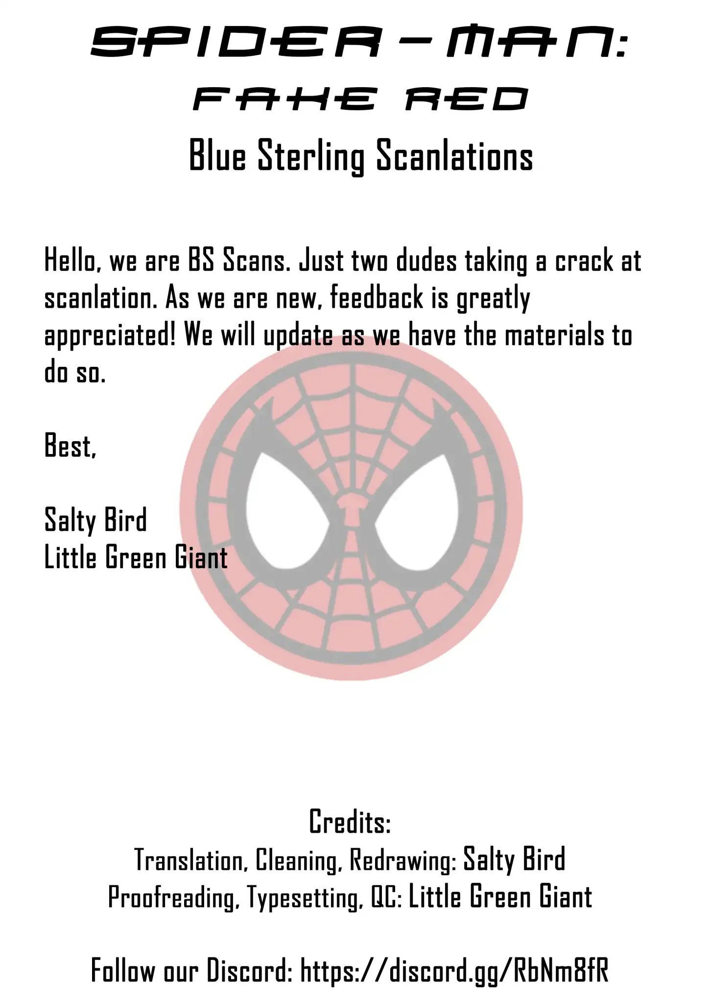 Spider-Man: Fake Red Vol.1 Chapter 1: Our Friendly Neighbor