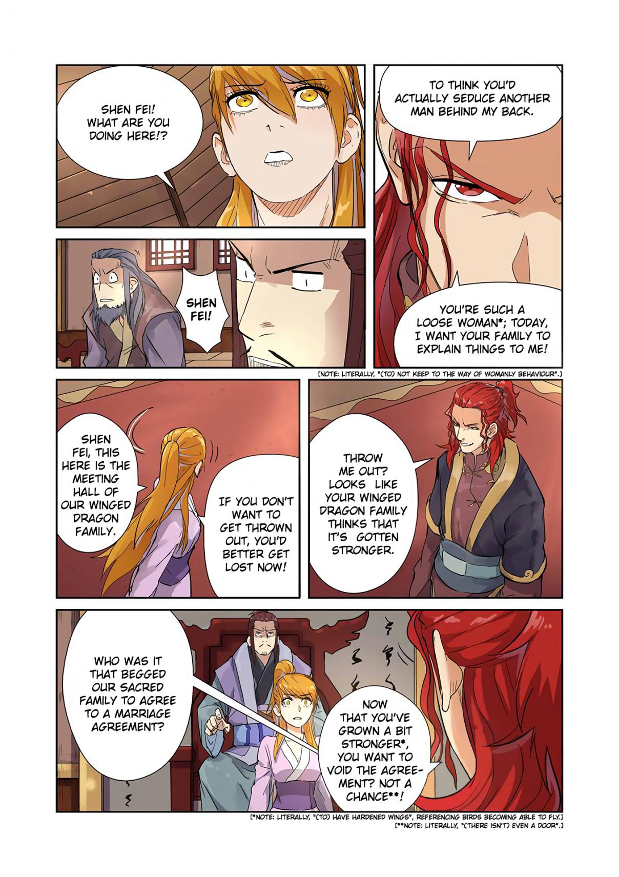 Tales of Demons and Gods Ch. 196 The Scarlet Flame Black Tiger Appears