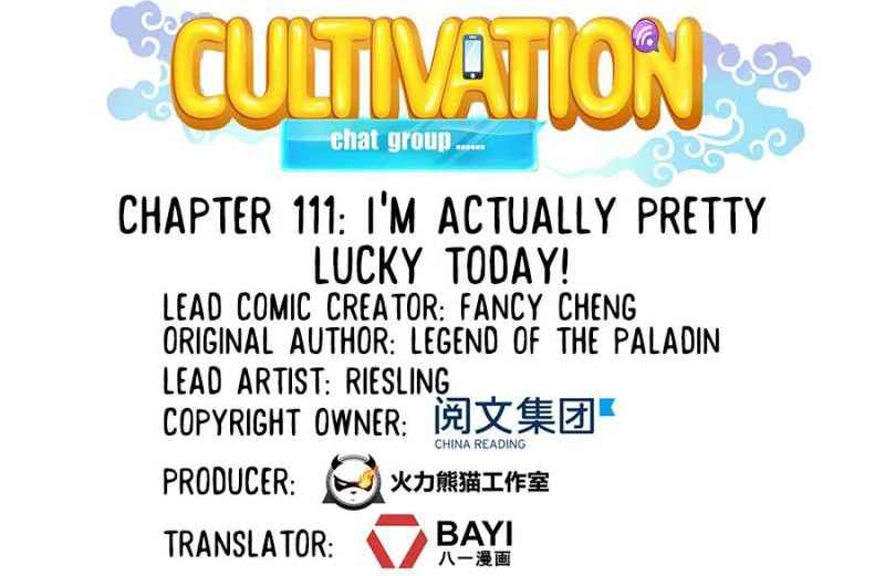 Cultivation Chat Group Ch.111