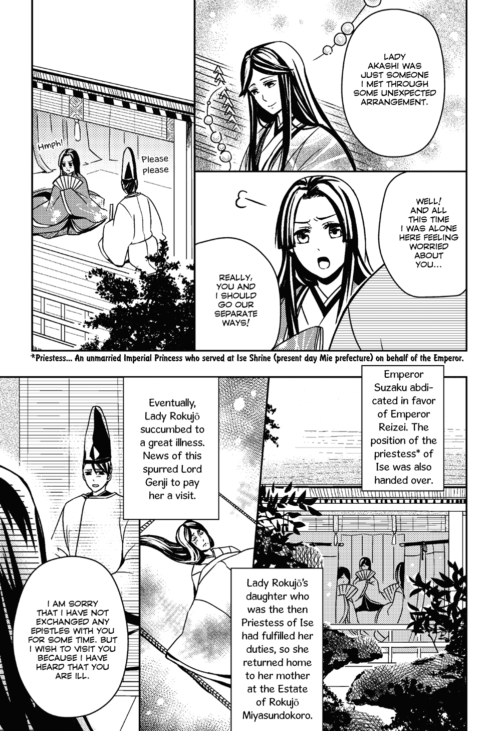 Manga de Yomu Genji Monogatari Vol. 1 Ch. 4 Exile to Suma