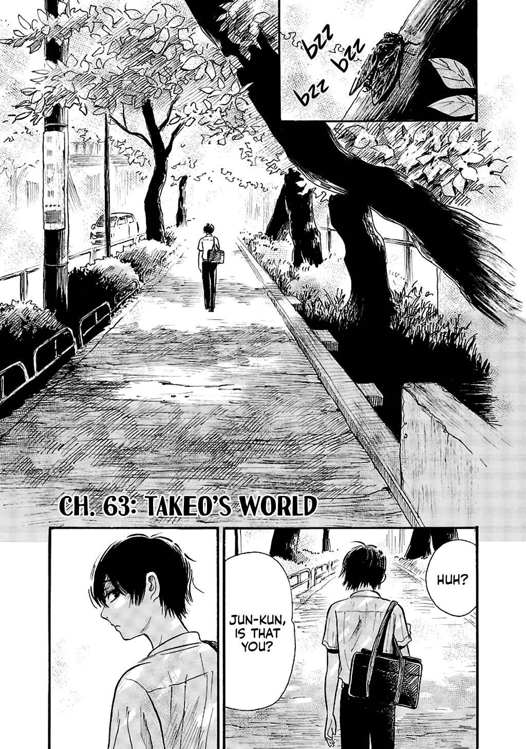 Shibito no Koe o Kiku ga Yoi Vol.10 Chapter 63: Takeo's World