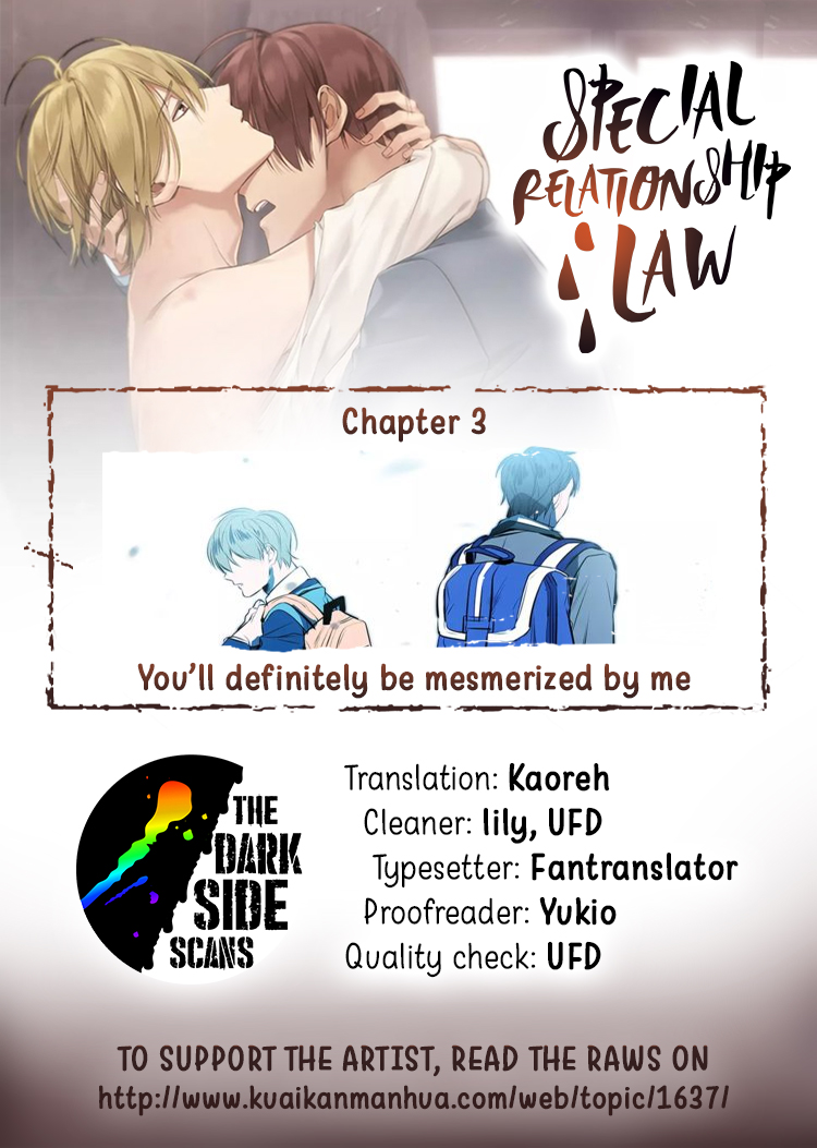 Special Relationship Law Ch. 3 You’ll definitely be mesmerized by me