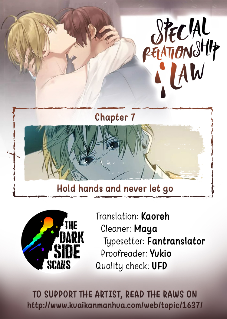 Special Relationship Law Ch. 7 Hold hands and never let go