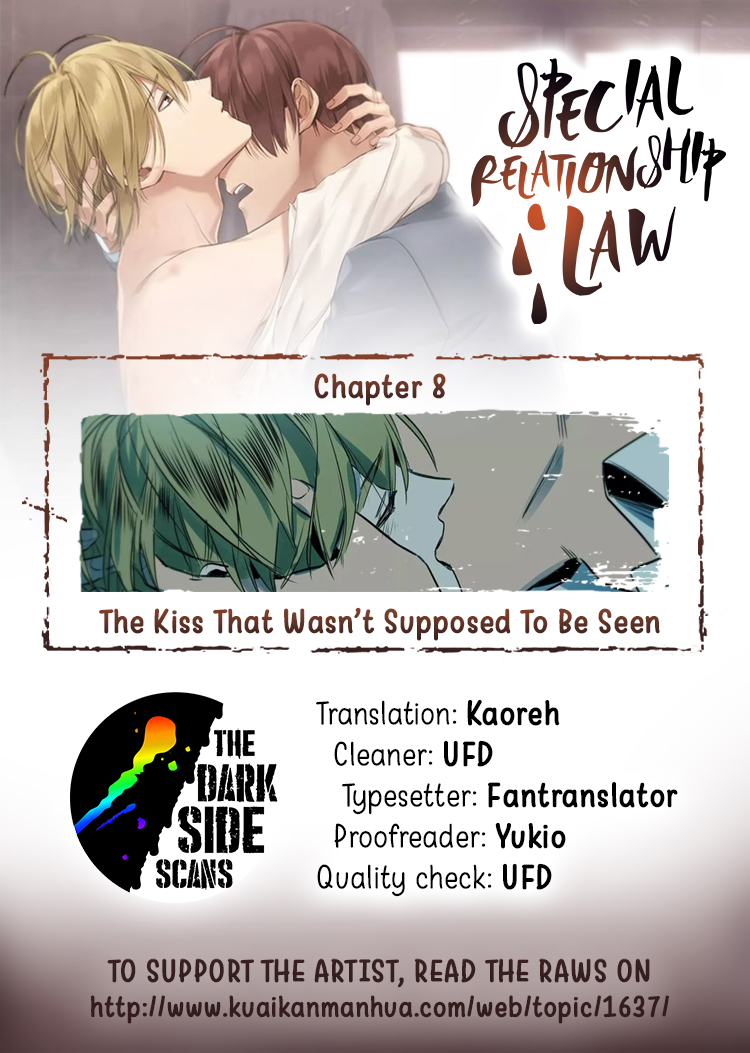 Special Relationship Law Ch. 8 The Kiss That Wasn’t Supposed To Be Seen