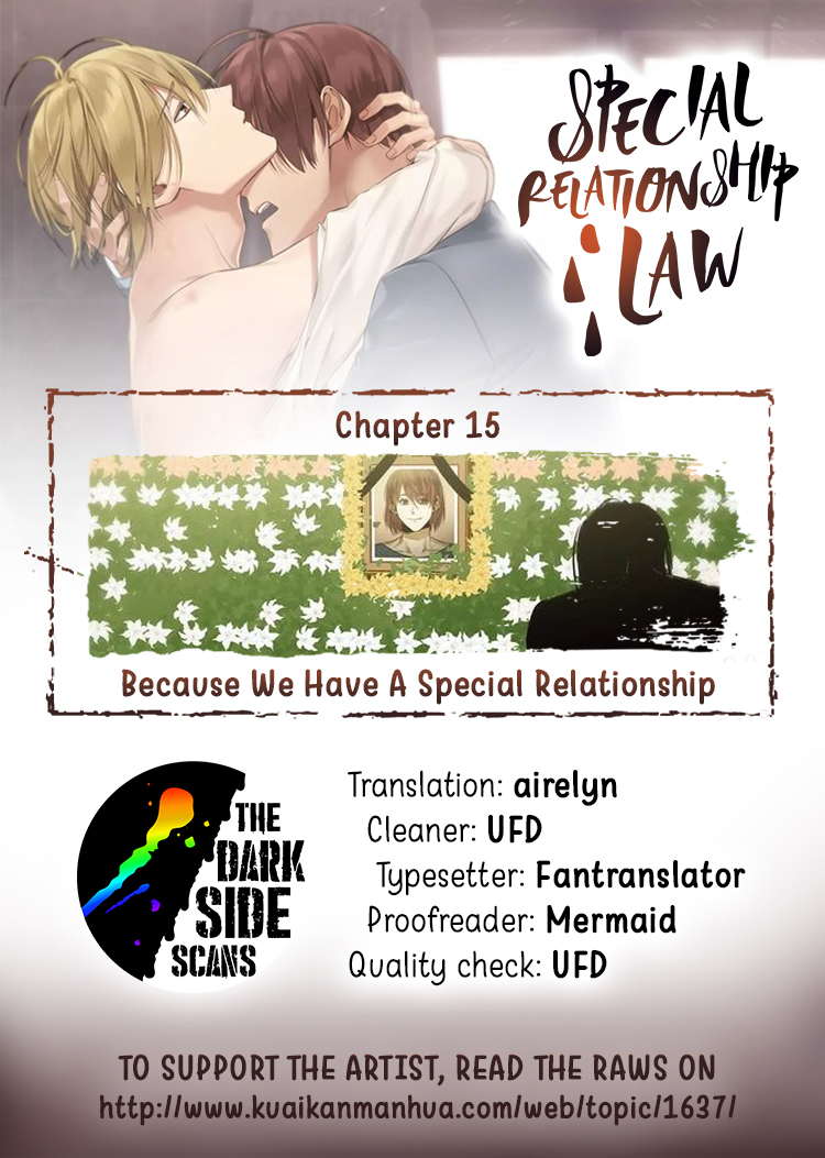 Special Relationship Law Ch. 15 Because We Have A Special Relationship