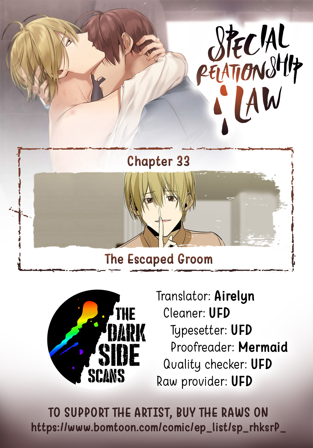 Special Relationship Law Ch. 33 The Escaped Groom