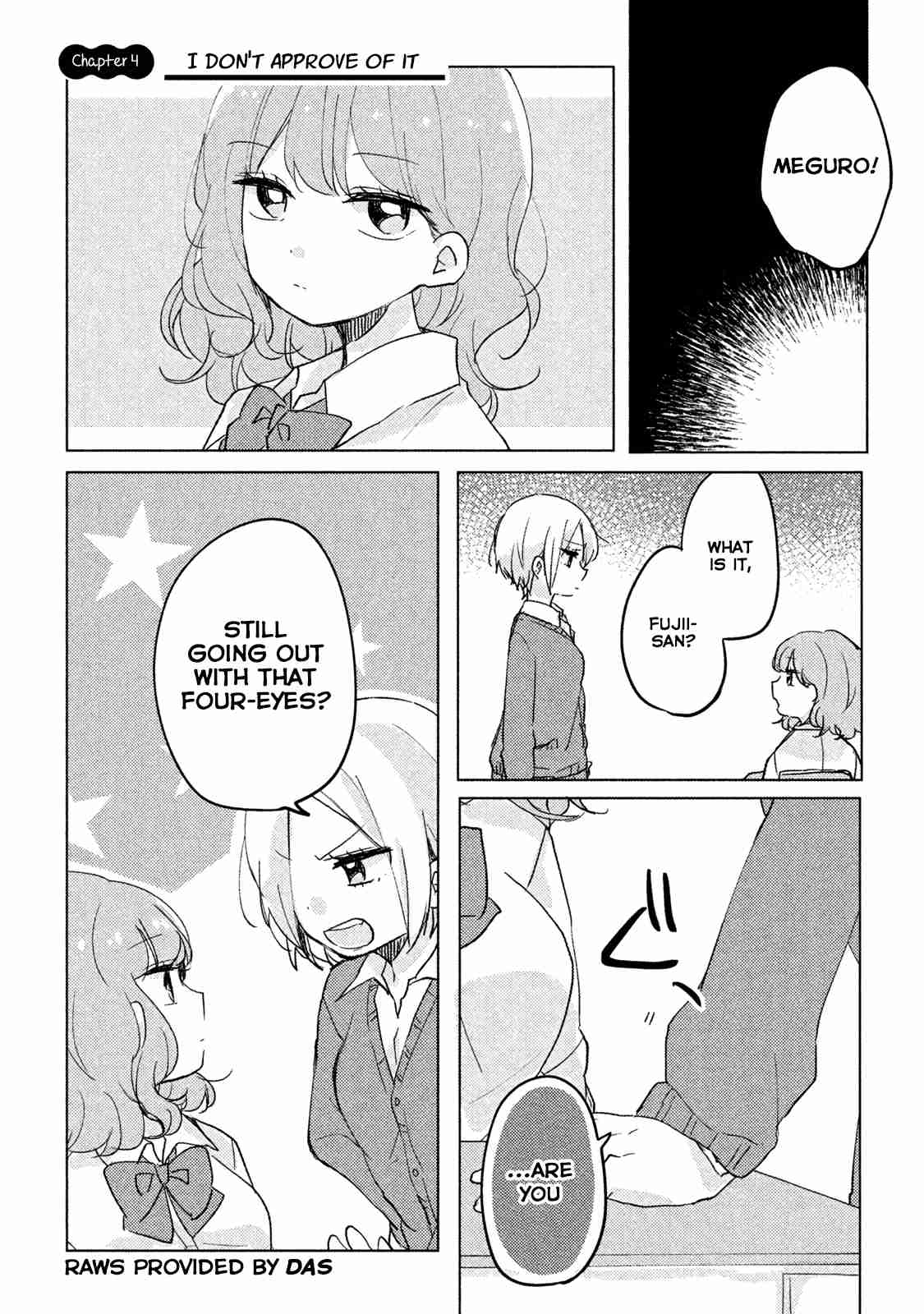 It's Not Meguro san's First Time Vol. 1 Ch. 4 I Don't Approve of it