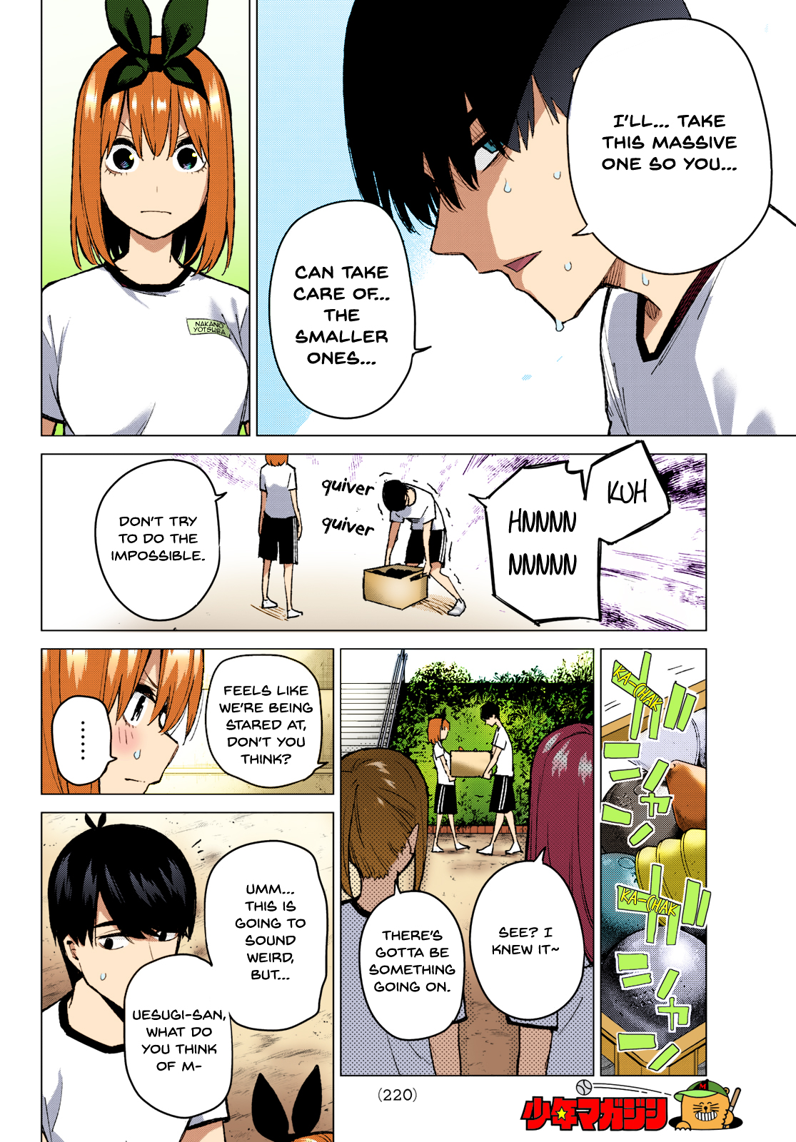 5Toubun no Hanayome (Fan Colored) Ch. 72 The Rumour About the Class Reps