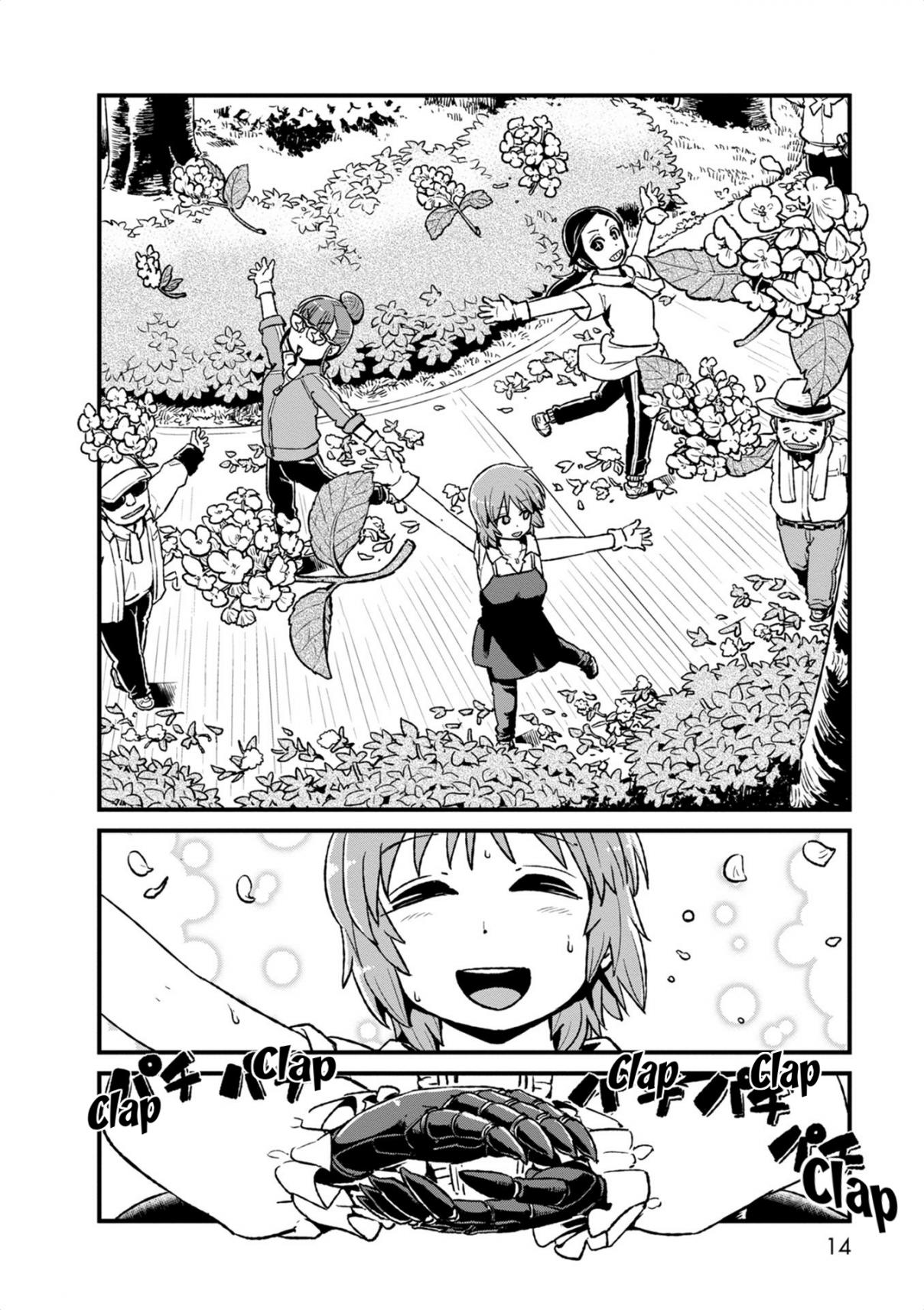 Neko Musume Michikusa Nikki Vol. 16 Ch. 93 Passing the Time Pruning Hydrangeas