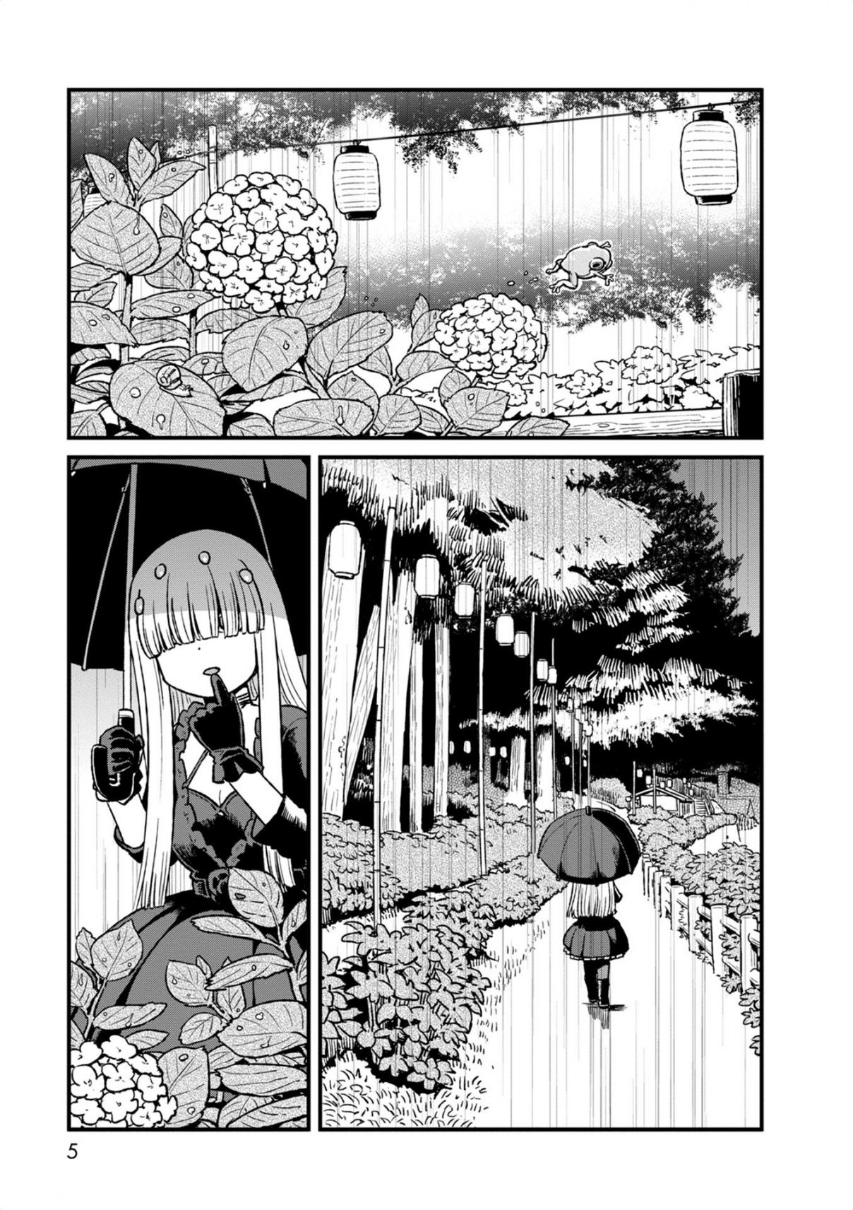 Neko Musume Michikusa Nikki Vol. 16 Ch. 93 Passing the Time Pruning Hydrangeas