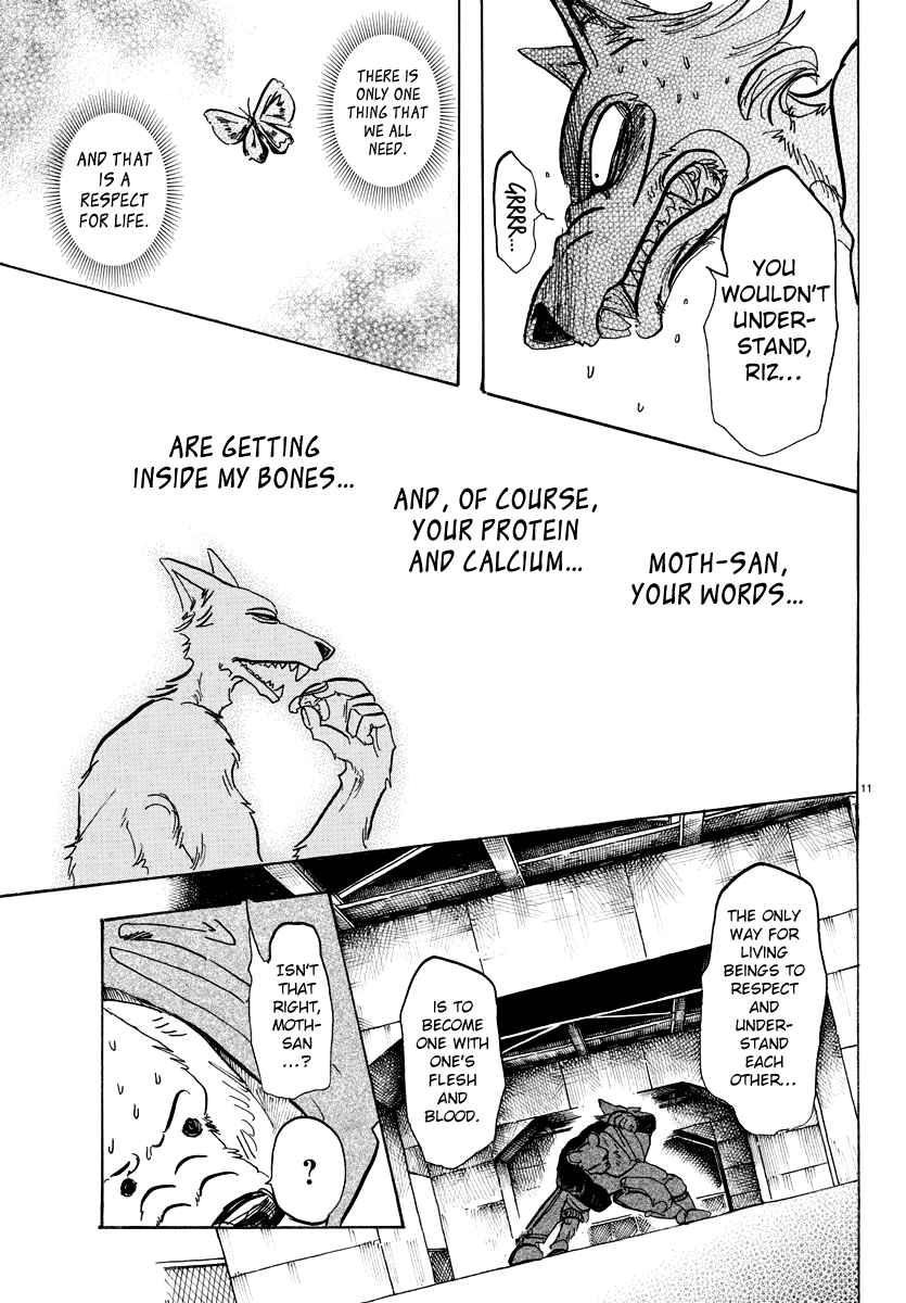 Beastars Ch. 93 A Piece of Golden Hair on My Shirt, Now in My Pocket
