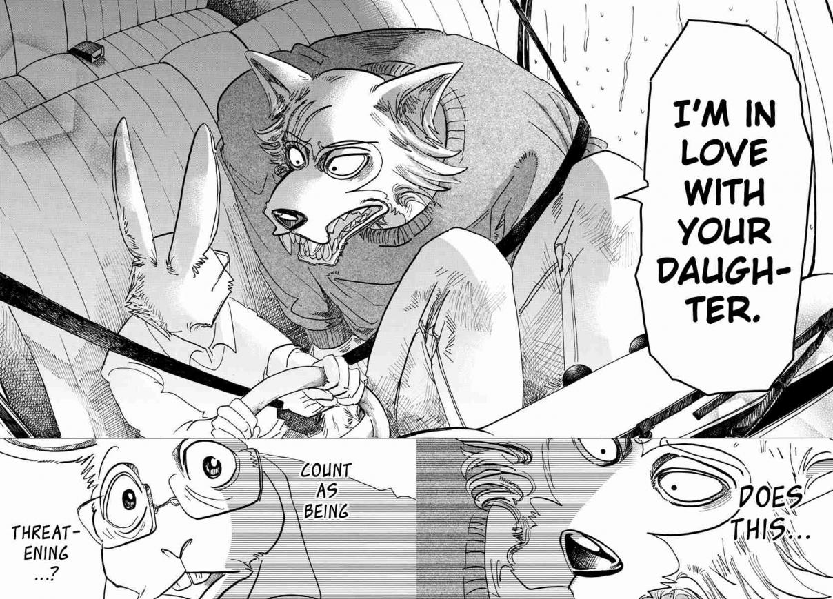 Beastars Ch. 125 A Monster's Threatening Letter with a Noshi Attached