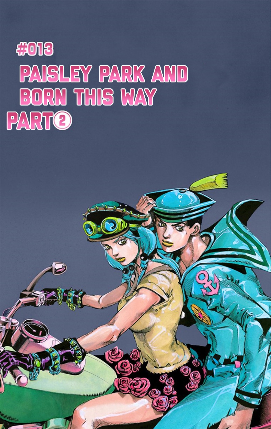 JoJo's Bizarre Adventure Part 8 JoJolion [Official Colored] Vol. 3 Ch. 13 Paisley Park and Born This Way Part 2