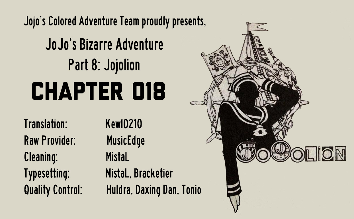 JoJo's Bizarre Adventure Part 8 JoJolion [Official Colored] Vol. 4 Ch. 18 Shakedown Road Part 1
