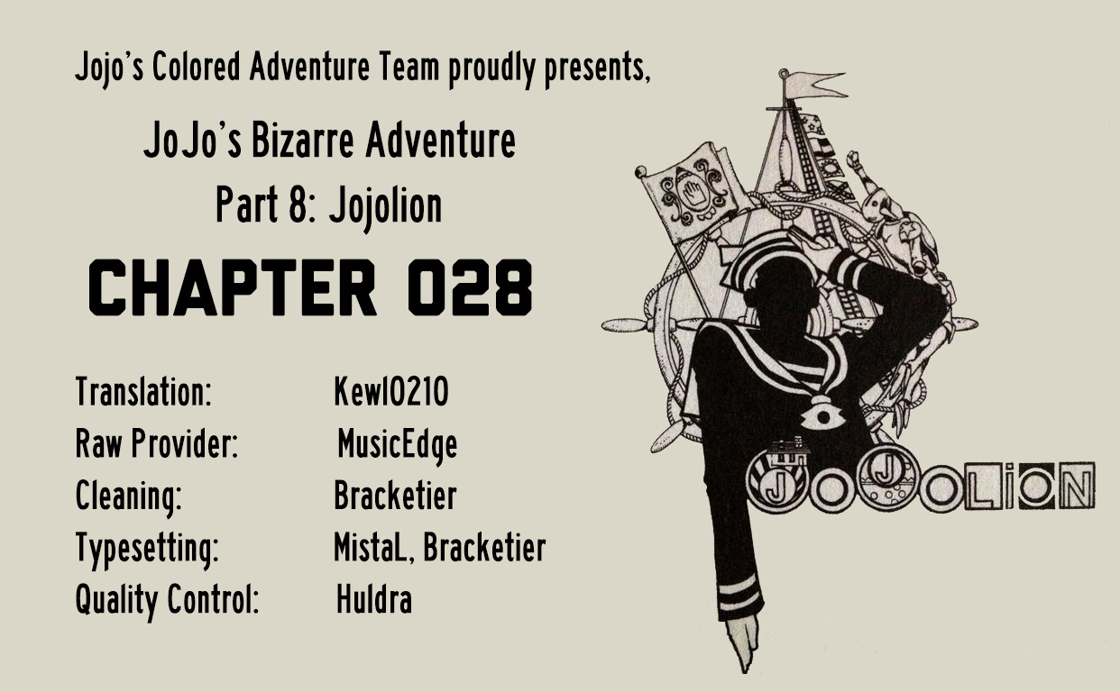 JoJo's Bizarre Adventure Part 8 JoJolion [Official Colored] Vol. 7 Ch. 28 Norisuke Higashikata, Tsurugi Higashikata, and Yotsuyu Yayagiyama Part 2