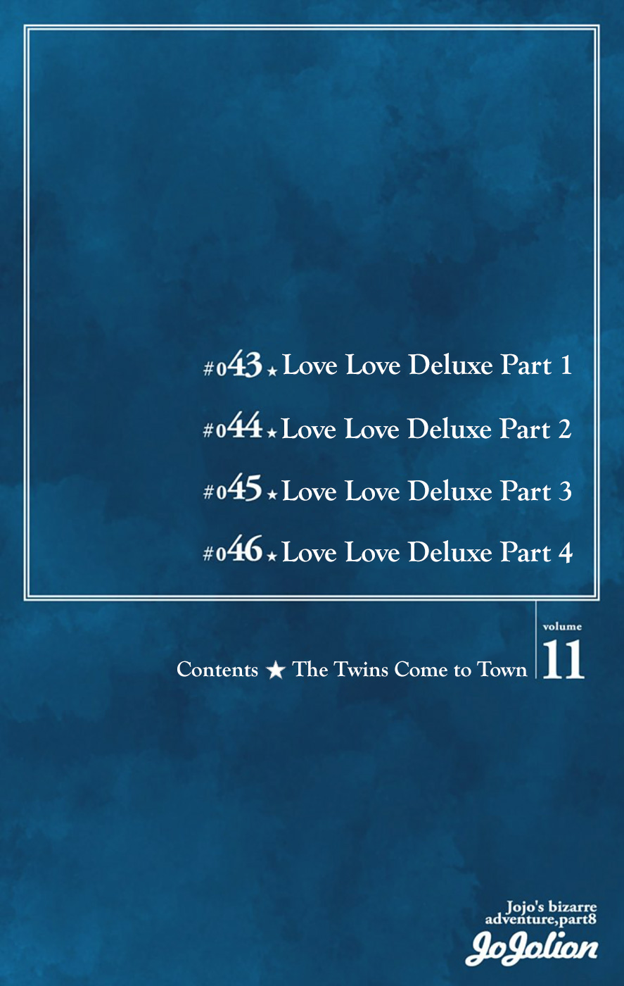 JoJo's Bizarre Adventure Part 8 JoJolion [Official Colored] Vol. 11 Ch. 43 Love Love Deluxe Part 1